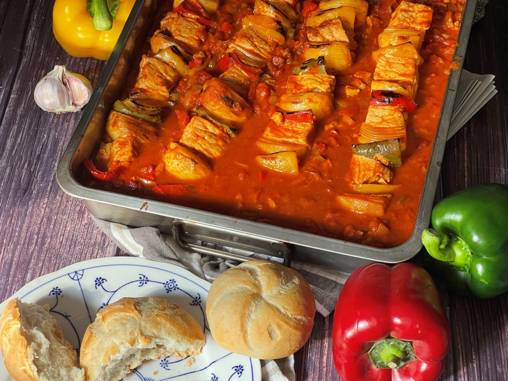 Schaschlikspieße mit selbstgemachter Sauce - Grillstar.de