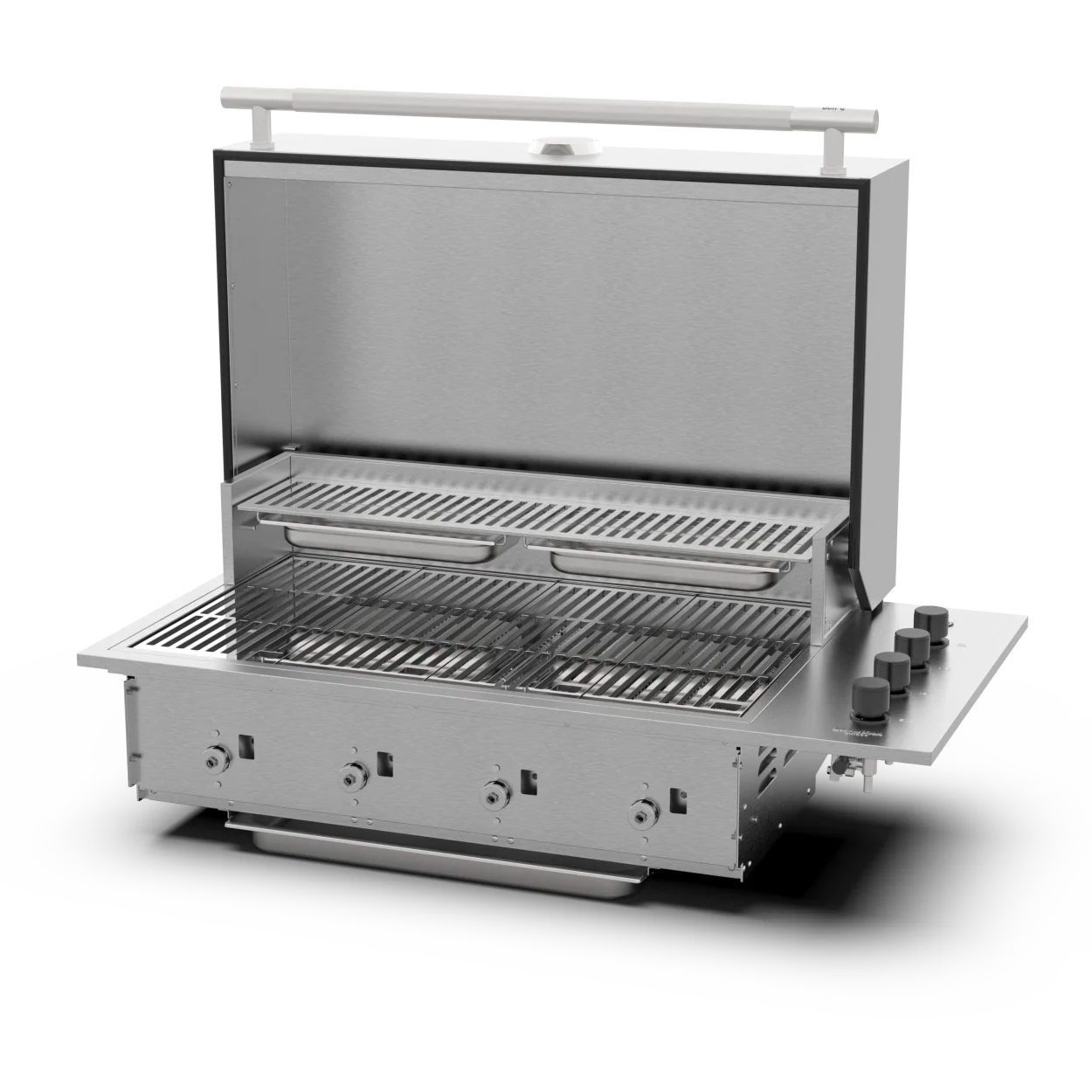 Brabura Box-Q-Einbaugrill 4-Brenner Edelstahl