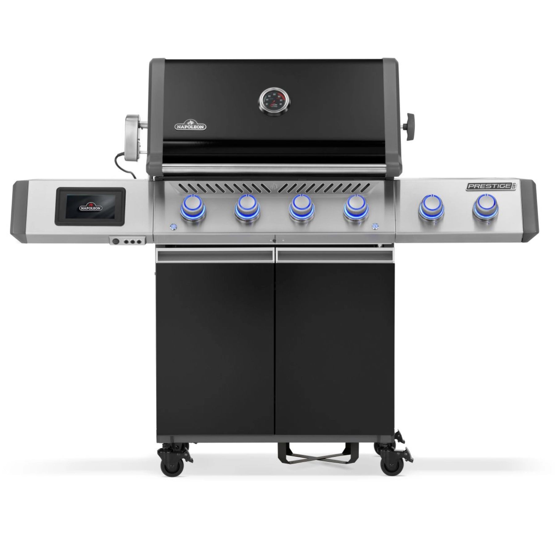 Napoleon Prestige PRO™ 500, Connected, Schwarz, inkl. Drehspieß | Neuestes Modell