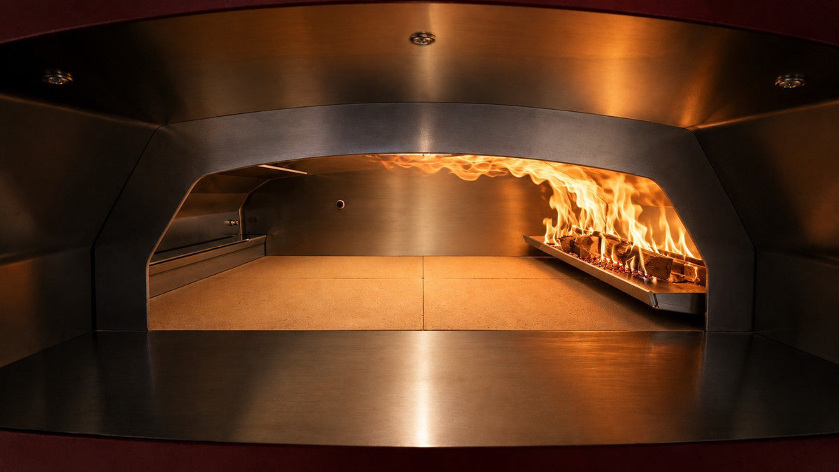 Alfa Forni EVO Hybrid-Pizzaofen Flüssiggas (LPG)/Holz, Rubin Rot - Grillstar.deAlfa Forni EVO Hybrid-Pizzaofen Flüssiggas (LPG)/Holz, Rubin RotPizzaofenAlfa ForniGrillstar.de