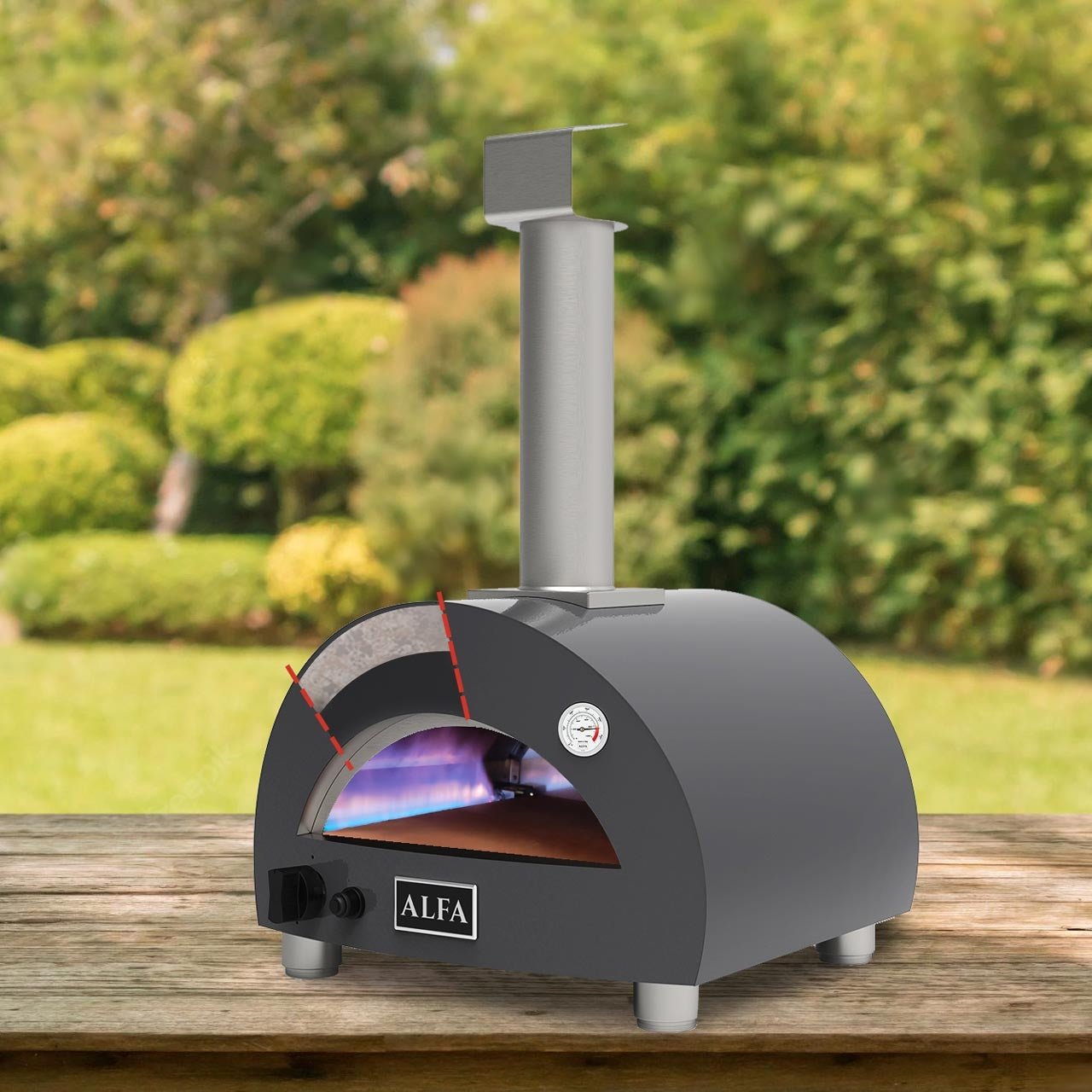Alfa Portable, Ardesia Grey - Grillstar.deAlfa Portable, Ardesia GreyAlfa ForniGrillstar.deFXMD - PT - GGRA8056471416217