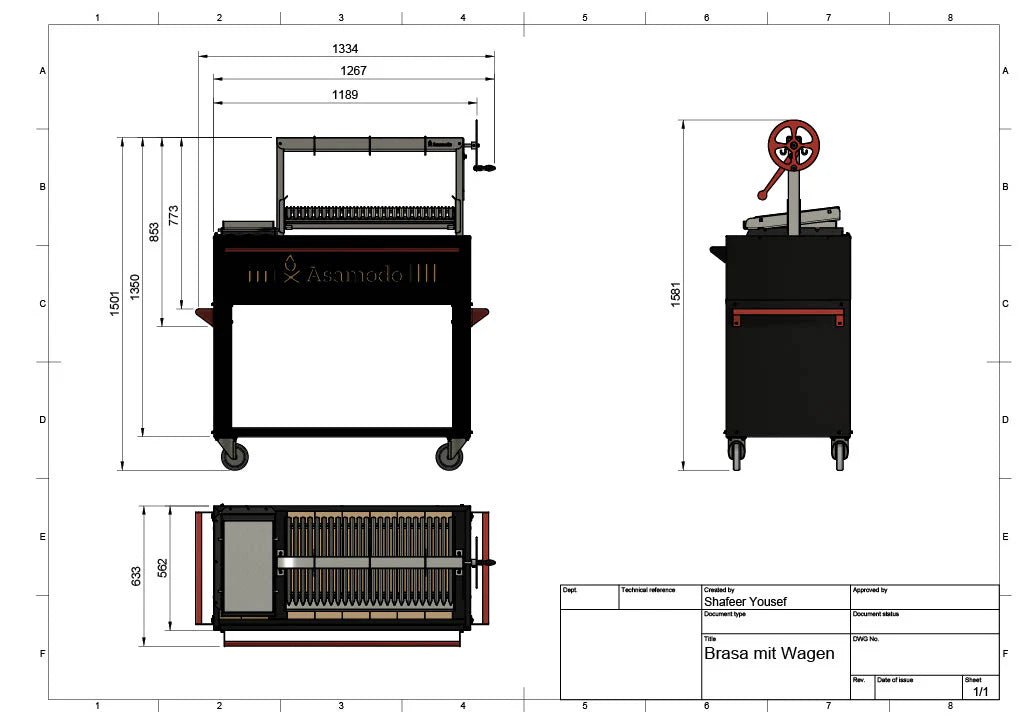 Asamodo Brasa Corten - Argentinischer Asado Holzkohlegrill - Grillstar.deAsamodo Brasa Corten - Argentinischer Asado HolzkohlegrillGrillAsamodoGrillstar.de