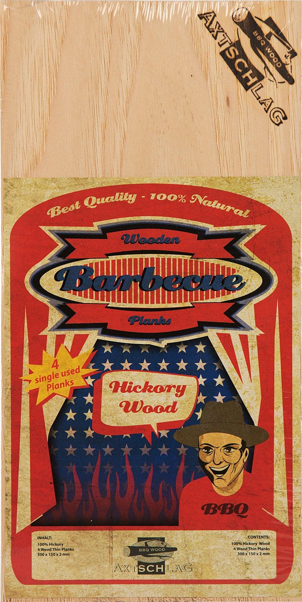 Axtschlag Grillbretter, Hickory Einmalanwendung - Grillstar.deAxtschlag Grillbretter, Hickory EinmalanwendungAxtschlagGrillstar.de10000534260186642074