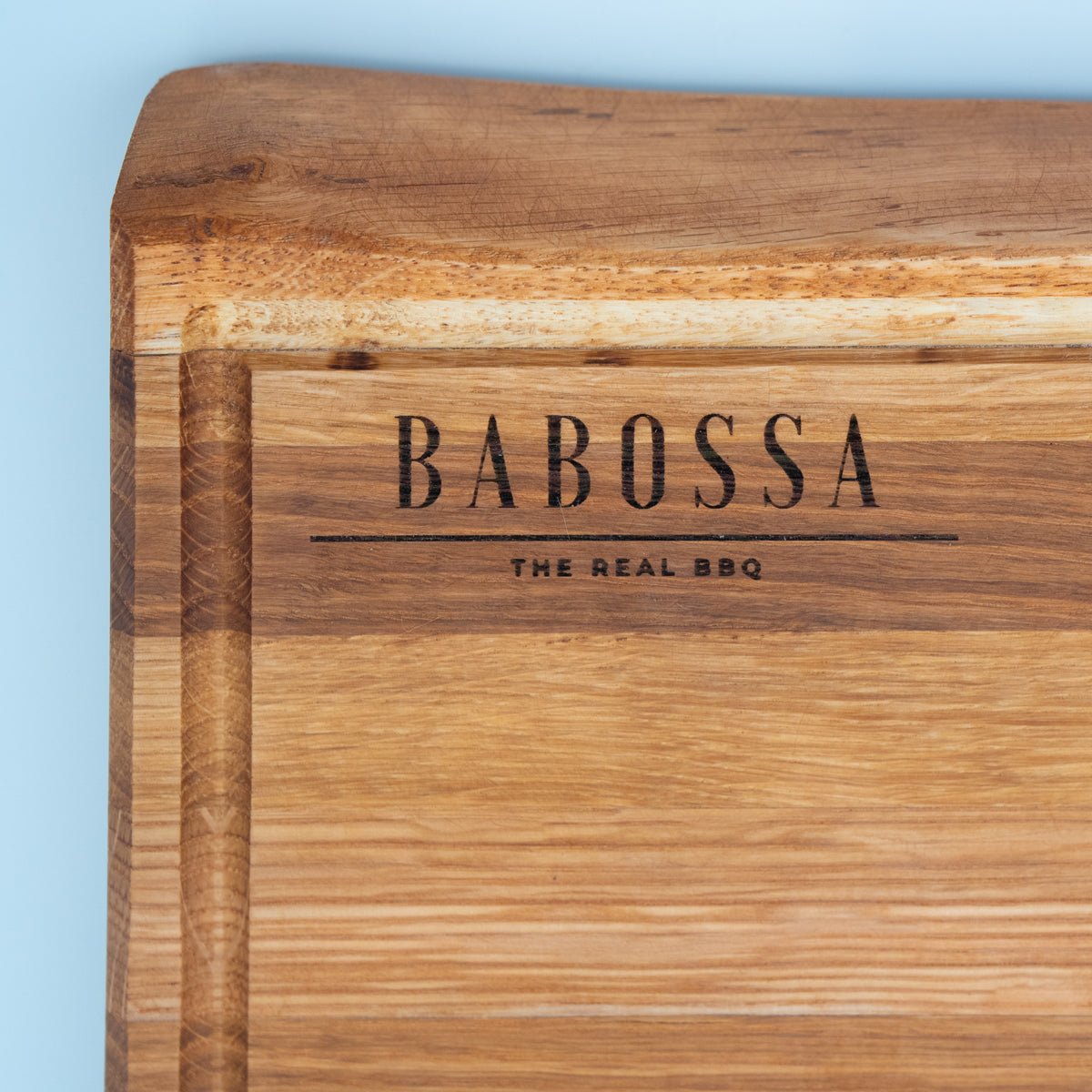 BABOSSA | Eichen Schneidebrett XL | Naturkante | Saftrille | 70x40x6 cm - Grillstar.deBABOSSA | Eichen Schneidebrett XL | Naturkante | Saftrille | 70x40x6 cmHolzbrettBABOSSAGrillstar.de