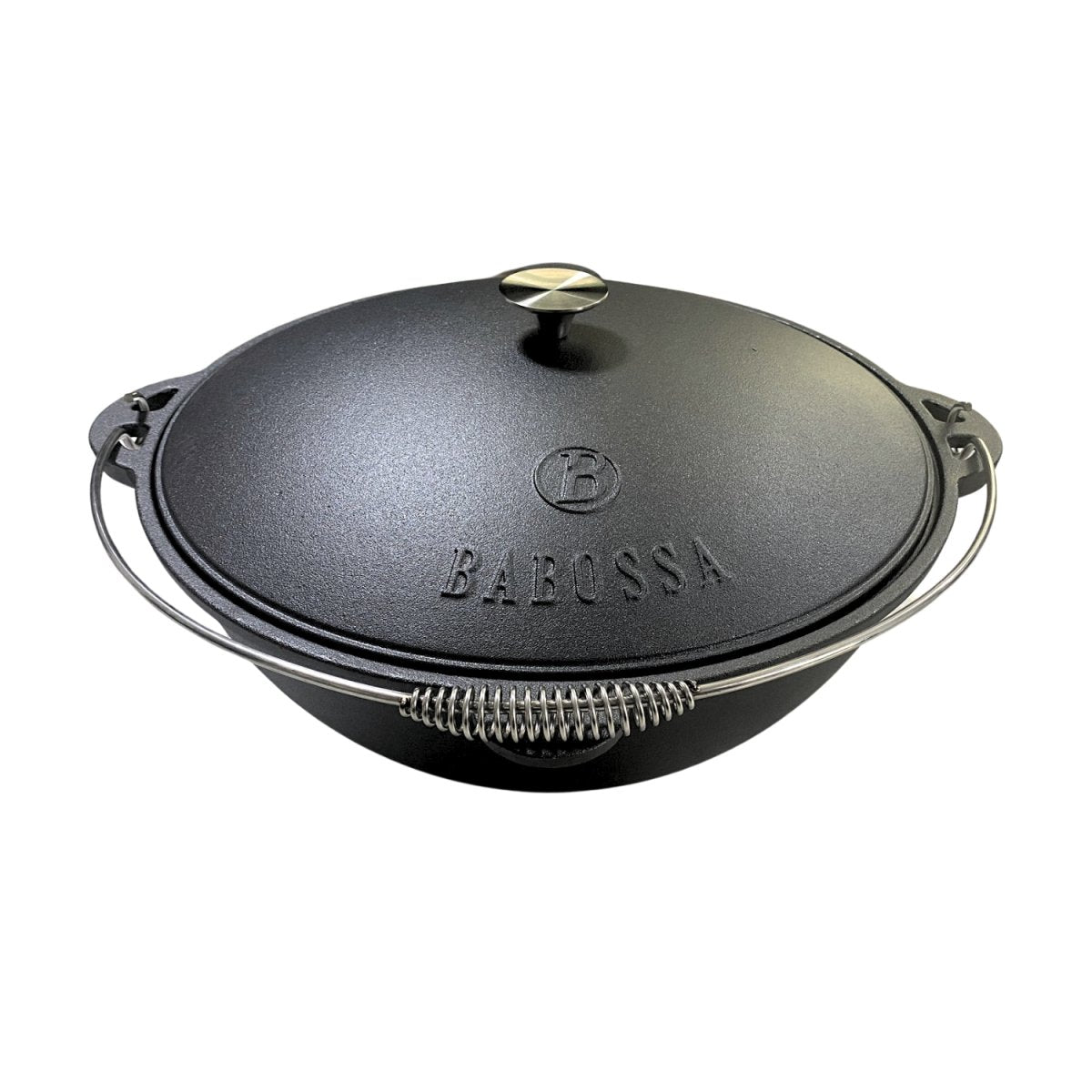 Babossa Kazan Gusseisen 12 Liter mit Gusseisendeckel | Perfekt für Schmorgerichte und Braten auf Grill oder Feuer - Grillstar.deBabossa Kazan Gusseisen 12 Liter mit Gusseisendeckel | Perfekt für Schmorgerichte und Braten auf Grill oder FeuerBabossaGrillstar.deGK_S_014068097000002