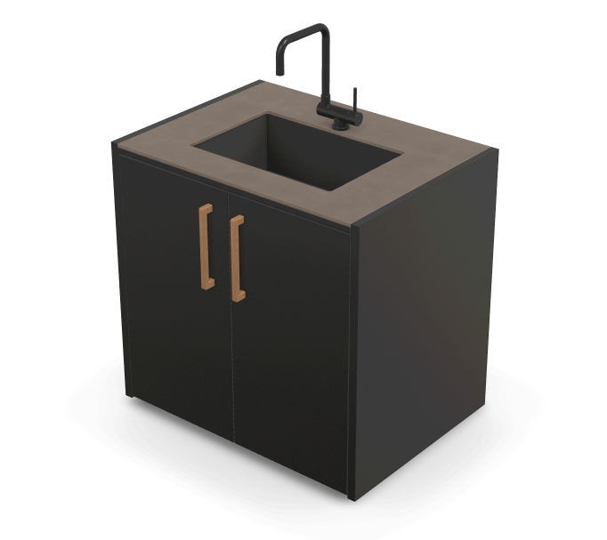 Brabura CT 90 Waschbeckenmodul - Grillstar.deBrabura CT 90 WaschbeckenmodulBraburaGrillstar.de