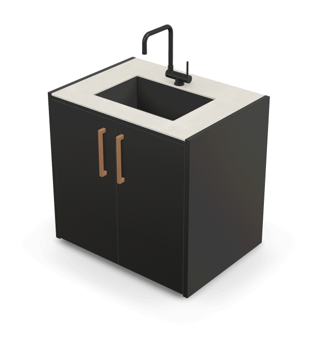Brabura CT 90 Waschbeckenmodul - Grillstar.deBrabura CT 90 WaschbeckenmodulBraburaGrillstar.de