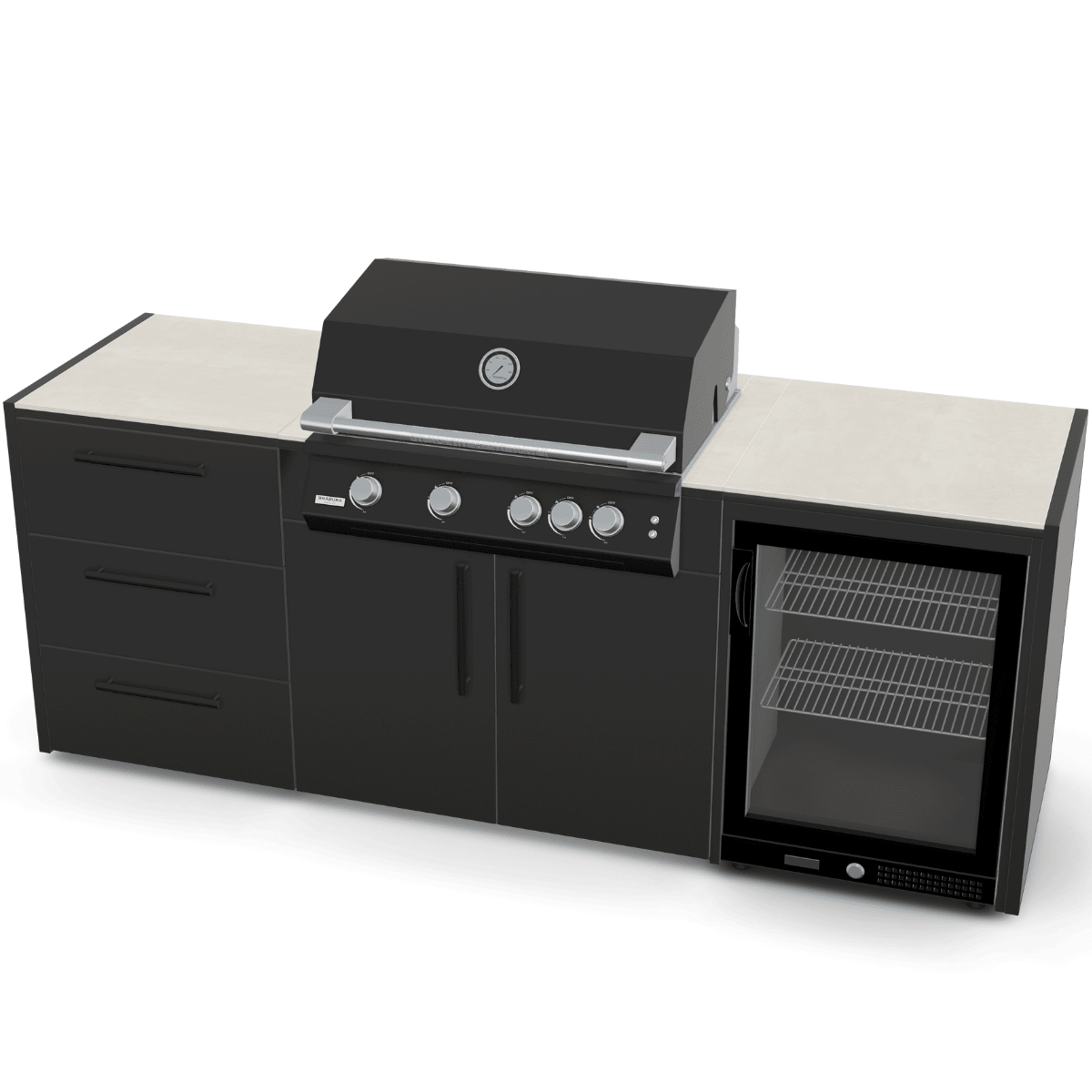 Brabura The Basic ONE Black & White - Grillstar.deBrabura The Basic ONE Black & WhiteBraburaGrillstar.de