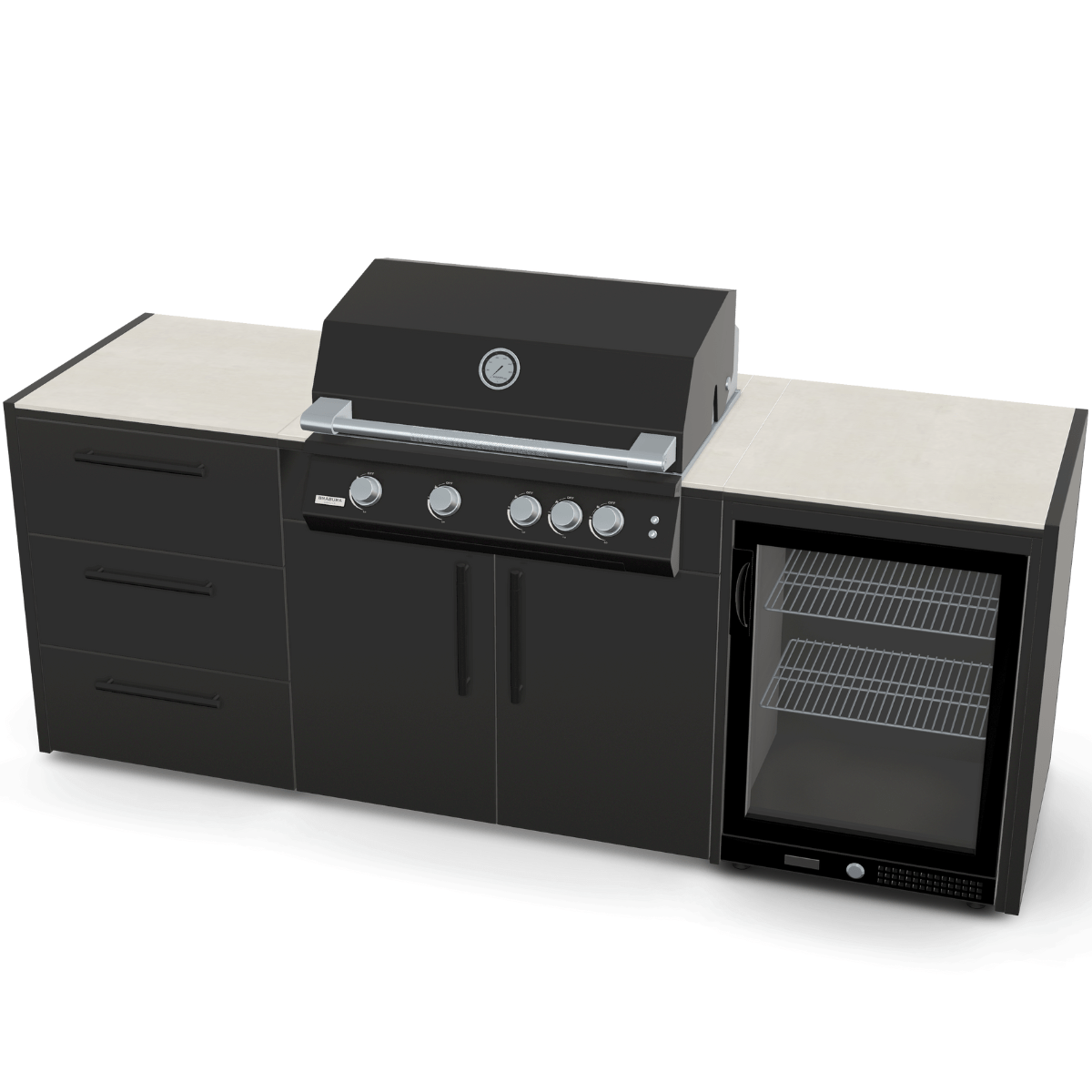 Brabura The Basic ONE Black & White - Grillstar.deBrabura The Basic ONE Black & WhiteBraburaGrillstar.de