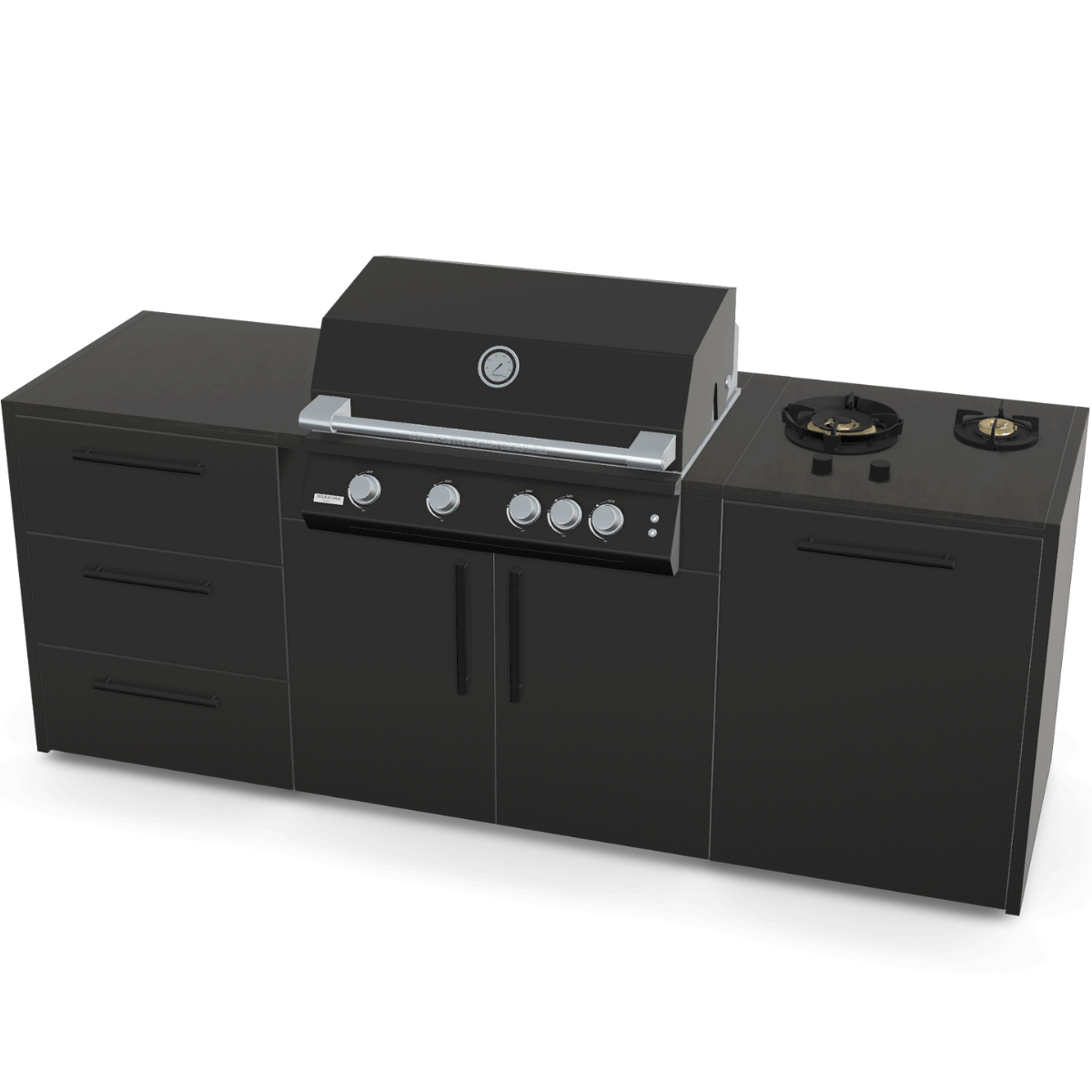 Brabura The Urban TWO All Black - Grillstar.deBrabura The Urban TWO All BlackBraburaGrillstar.de