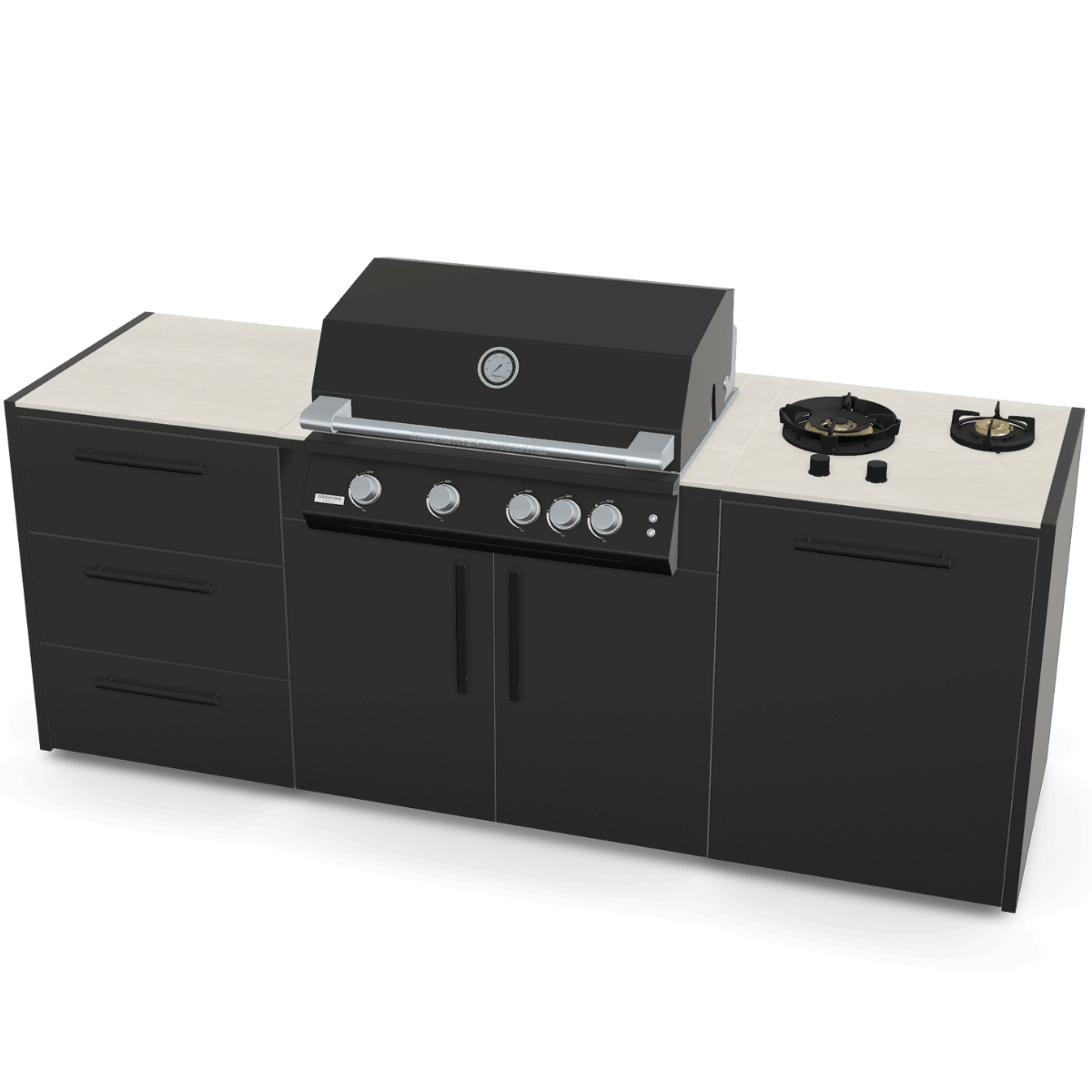 Brabura The Urban TWO Black & White - Grillstar.deBrabura The Urban TWO Black & WhiteBraburaGrillstar.de