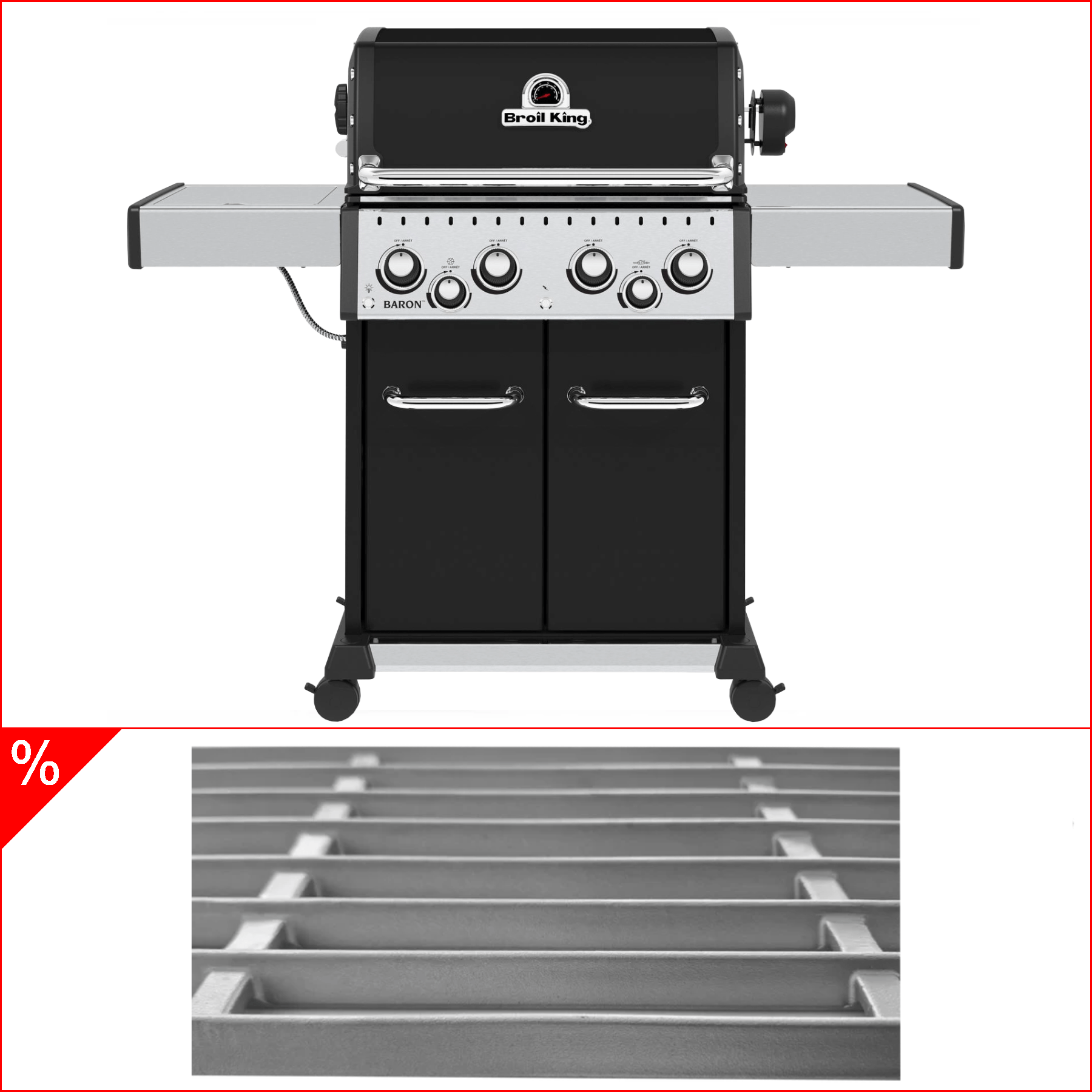 Broil King Baron 490 inkl. Drehspieß & Edelstahlgussrost - Grillstar.deBroil King Baron 490 inkl. Drehspieß & EdelstahlgussrostGrillbundleBroil KingGrillstar.de