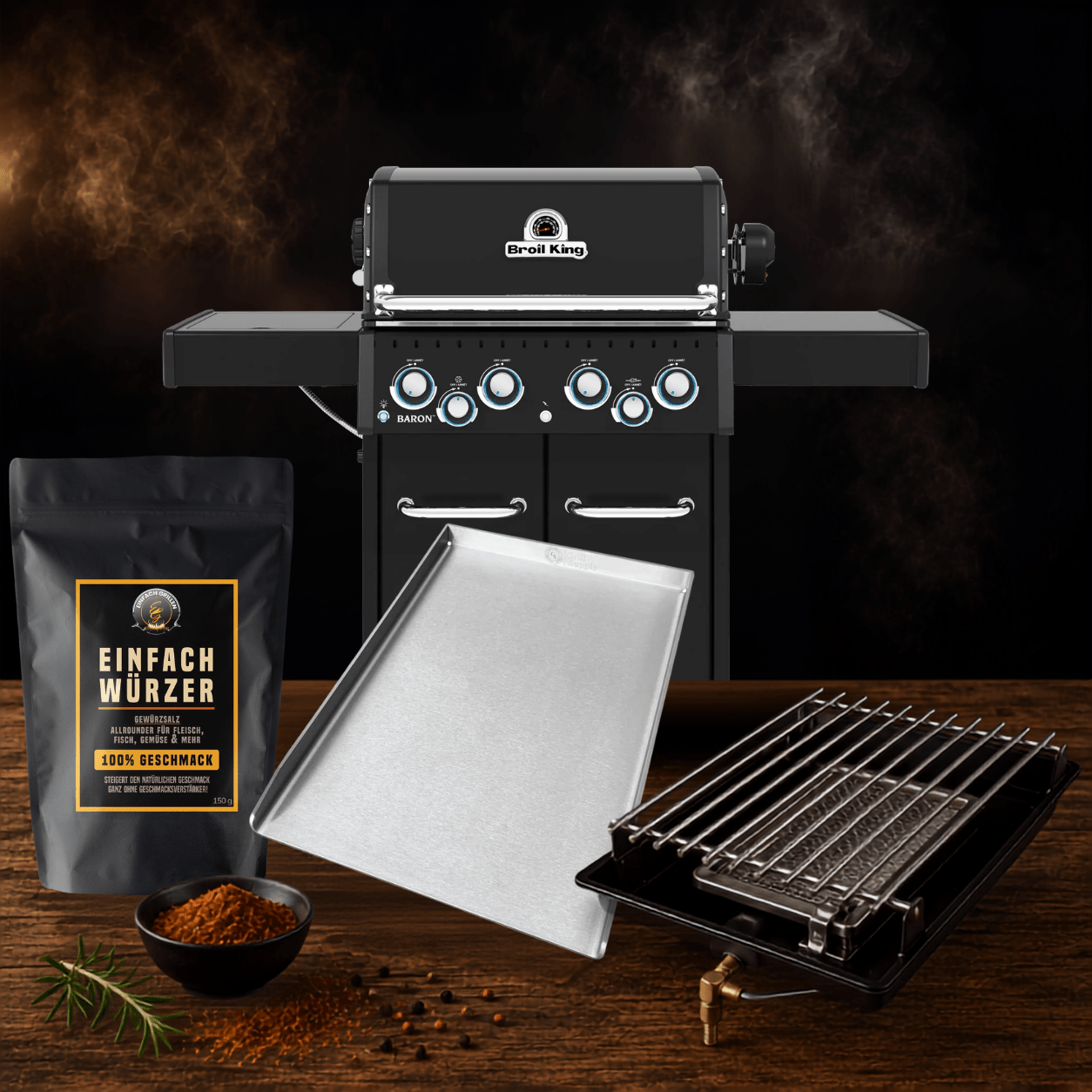 Broil King Baron 490 X Shadow 2026 | Einfach Grillen Bundle - Grillstar.deBroil King Baron 490 X Shadow 2026 | Einfach Grillen BundleGrillbundleEinfach GrillenGrillstar.de