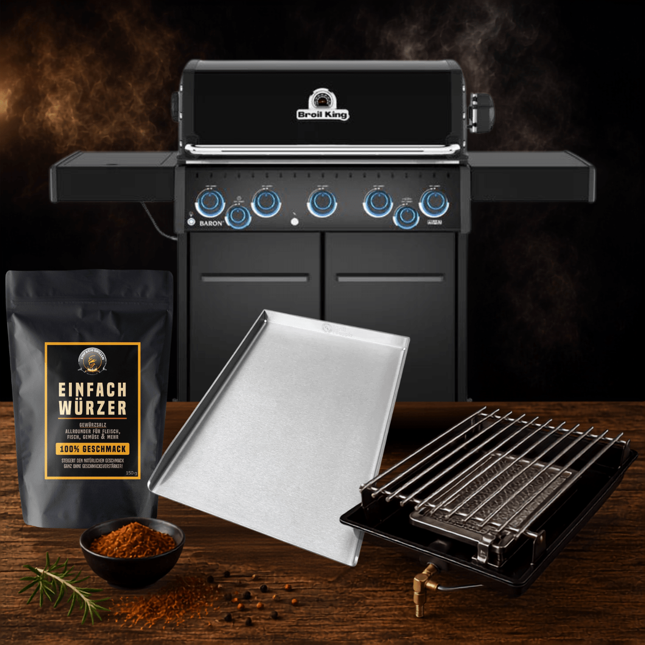 Broil King Baron 590 IR Shadow 2026 | Einfach Grillen Bundle - Grillstar.deBroil King Baron 590 IR Shadow 2026 | Einfach Grillen BundleGrillbundleEinfach GrillenGrillstar.de