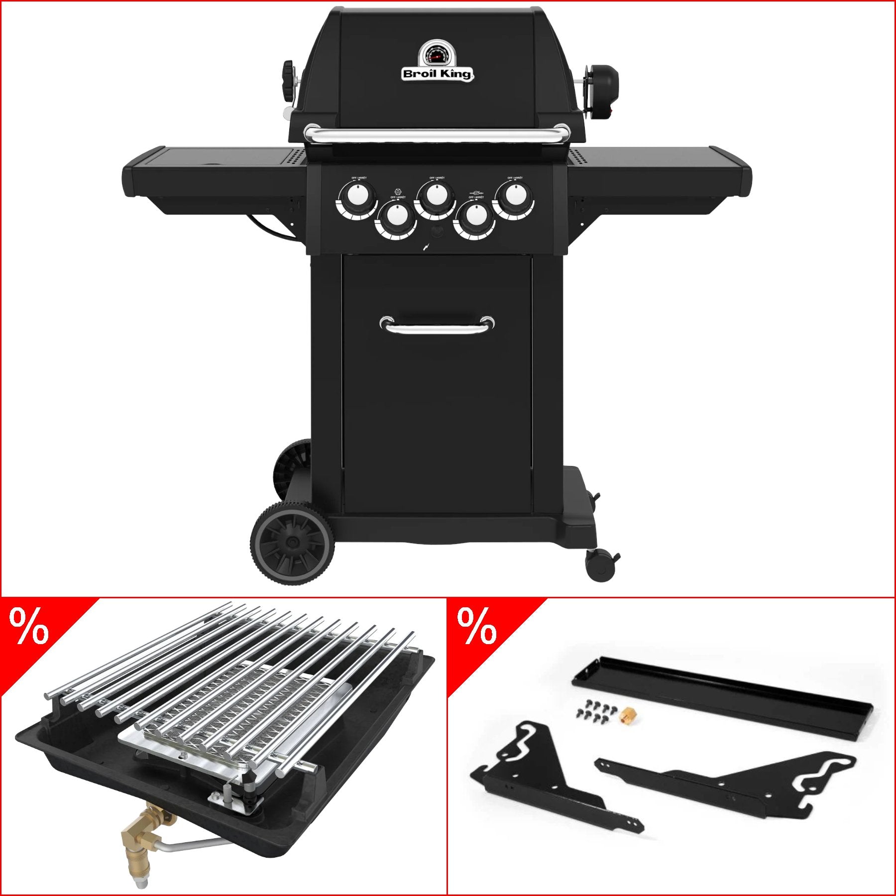 Broil King Royal 390 Shadow IR inkl. Drehspieß, Infrarotbrenner & Umrüstkit - Grillstar.deBroil King Royal 390 Shadow IR inkl. Drehspieß, Infrarotbrenner & UmrüstkitBroil KingGrillstar.de824282SDW_18672_186790062703242828