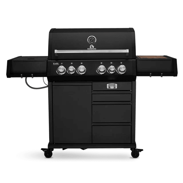 Burnhard Big EARL Premium-Gasgrill 4-Brenner Black mit Edelstahlrosten - Grillstar.deBurnhard Big EARL Premium-Gasgrill 4-Brenner Black mit EdelstahlrostenBurnhardGrillstar.de