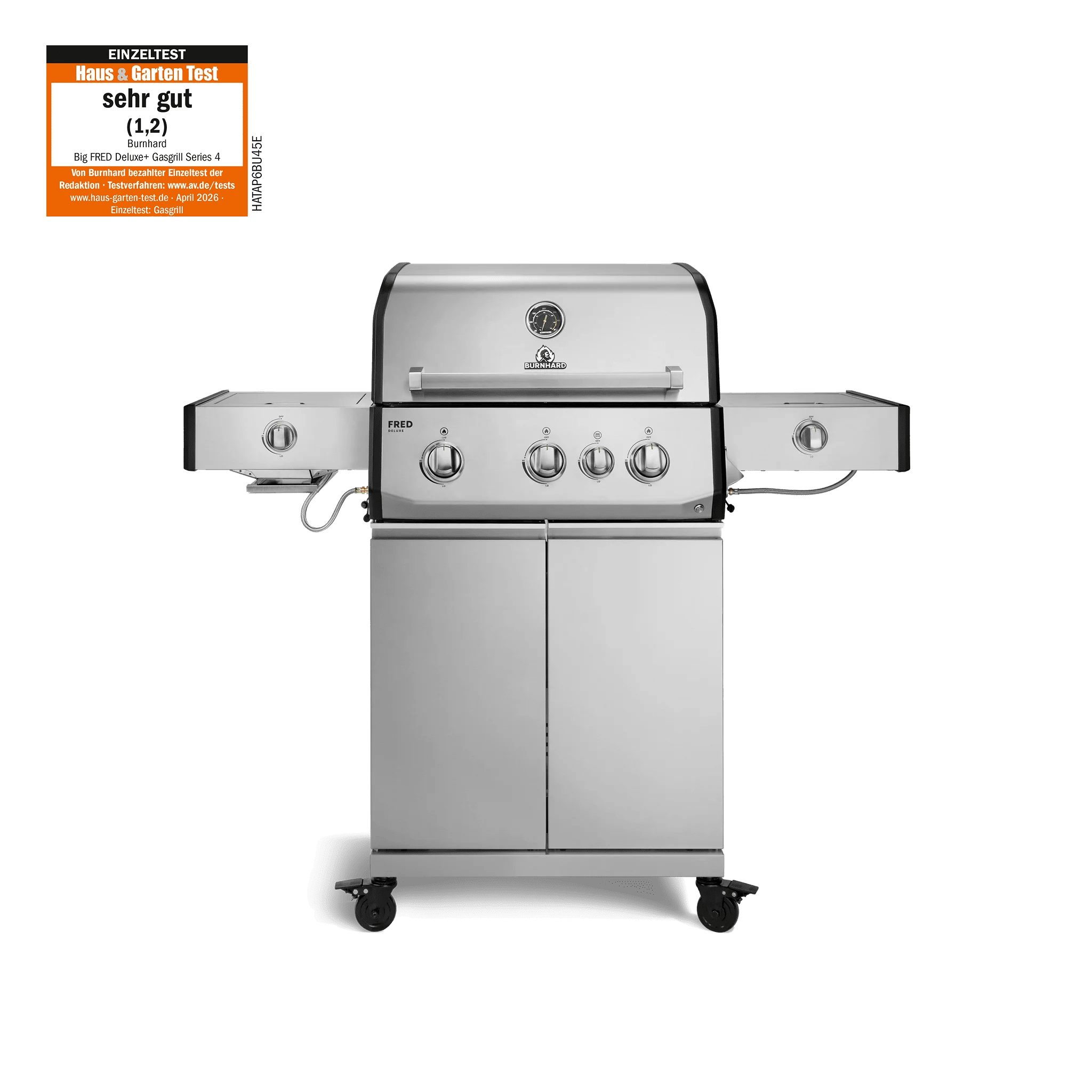 Burnhard Burnhard FRED Deluxe+ Edelstahl mit Edelstahlrosten - Grillstar.deBurnhard Burnhard FRED Deluxe+ Edelstahl mit EdelstahlrostenGrillBurnhardGrillstar.de