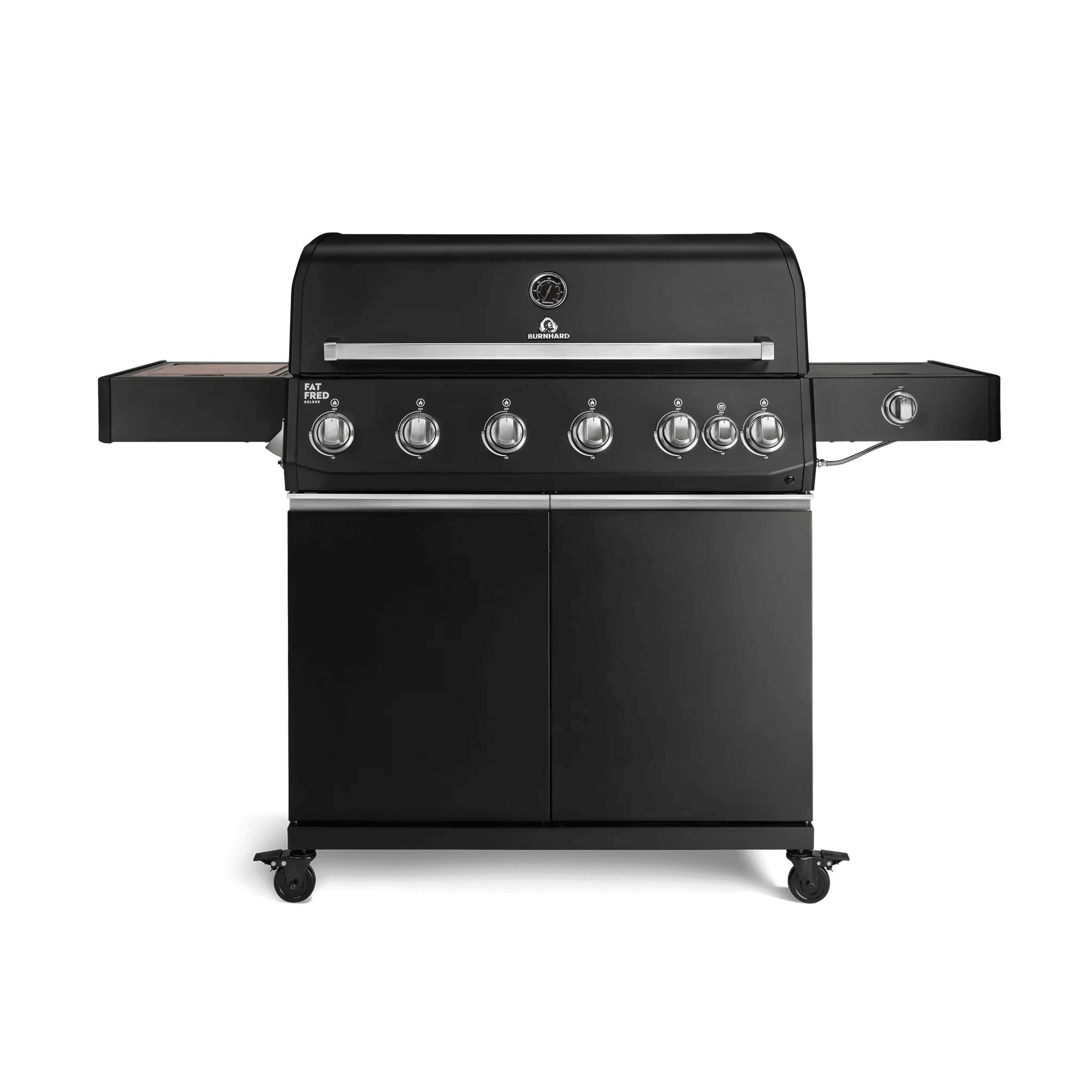 Burnhard Fat FRED Deluxe Gasgrill Black Edition 6 - Brenner mit Edelstahlrost (Series 4) - Grillstar.deBurnhard Fat FRED Deluxe Gasgrill Black Edition 6 - Brenner mit Edelstahlrost (Series 4)BurnhardGrillstar.de
