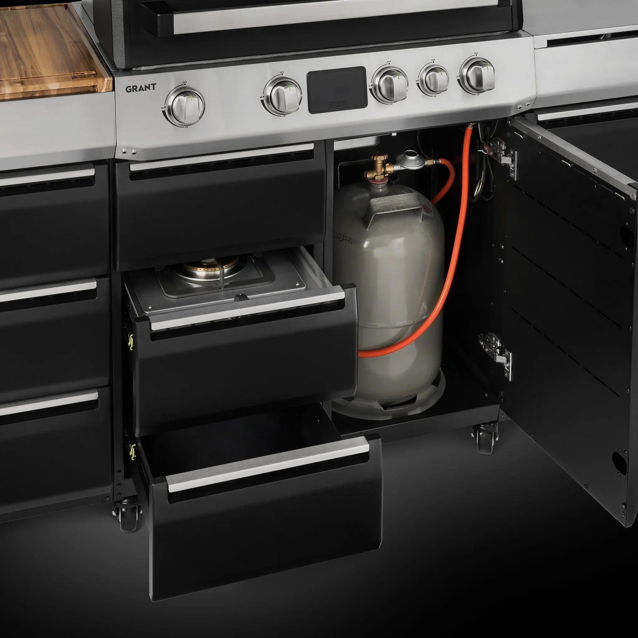 Burnhard GRANT Pro - Modularer Gasgrill 4 - Brenner mit Türen und Gusseisenrost - Grillstar.deBurnhard GRANT Pro - Modularer Gasgrill 4 - Brenner mit Türen und GusseisenrostGrillBurnhardGrillstar.de