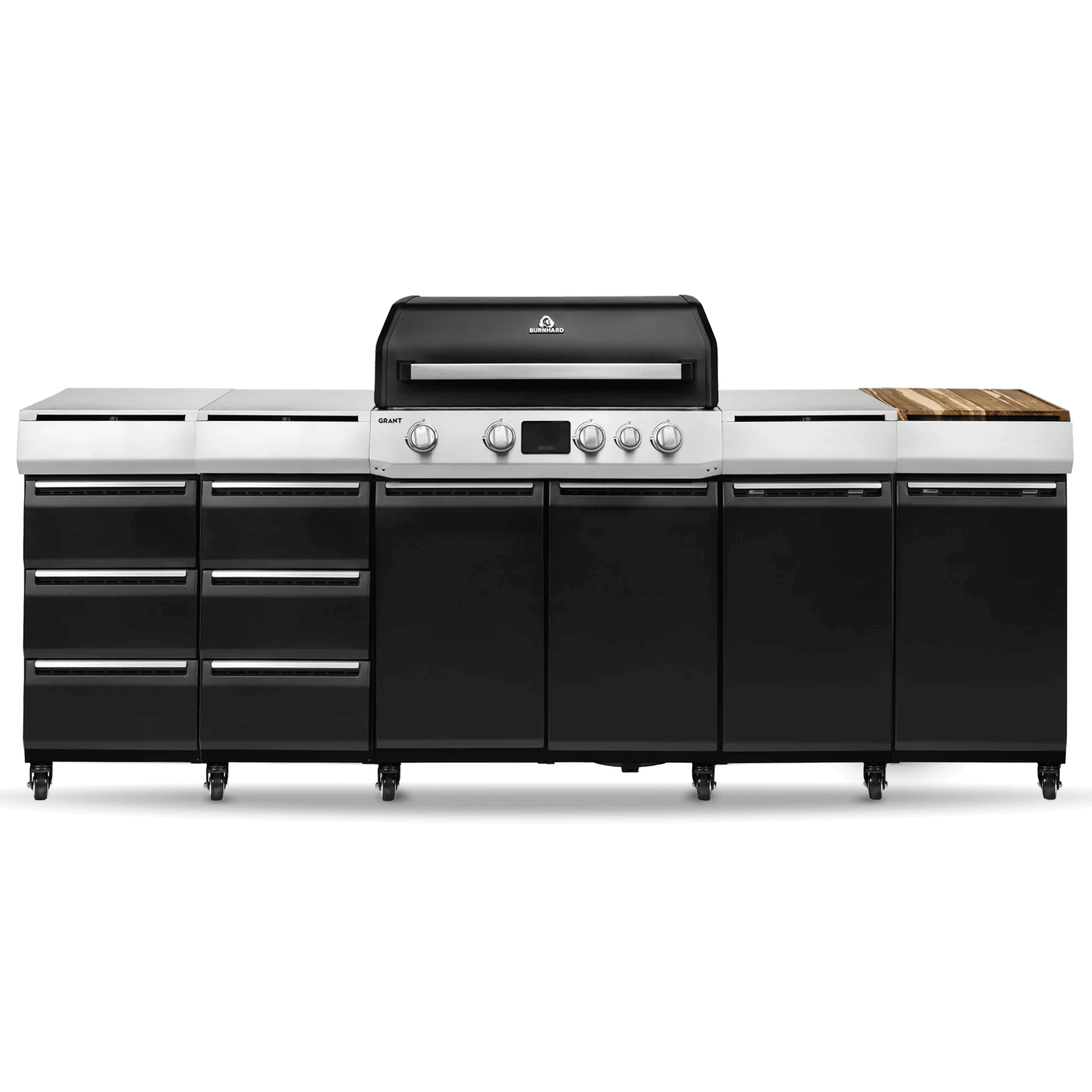 Burnhard GRANT Station - Modularer Gasgrill 4 - Brenner mit Türen und Gusseisenrost - Grillstar.deBurnhard GRANT Station - Modularer Gasgrill 4 - Brenner mit Türen und GusseisenrostAußenkücheBurnhardGrillstar.de