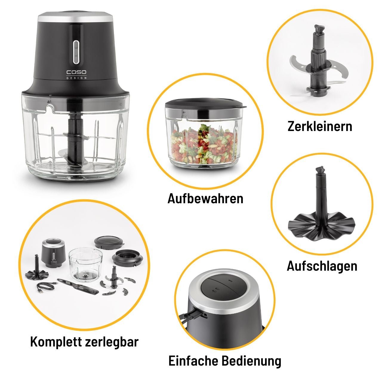 CASO Chop & Go Akku - Multizerkleinerer - Grillstar.deCASO Chop & Go Akku - MultizerkleinererCASOGrillstar.decg17474038437017472