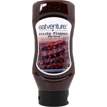 Eatventure Sticky Fingers BBQ Sauce, 480ml - Grillstar.deEatventure Sticky Fingers BBQ Sauce, 480mlEatventureGrillstar.de