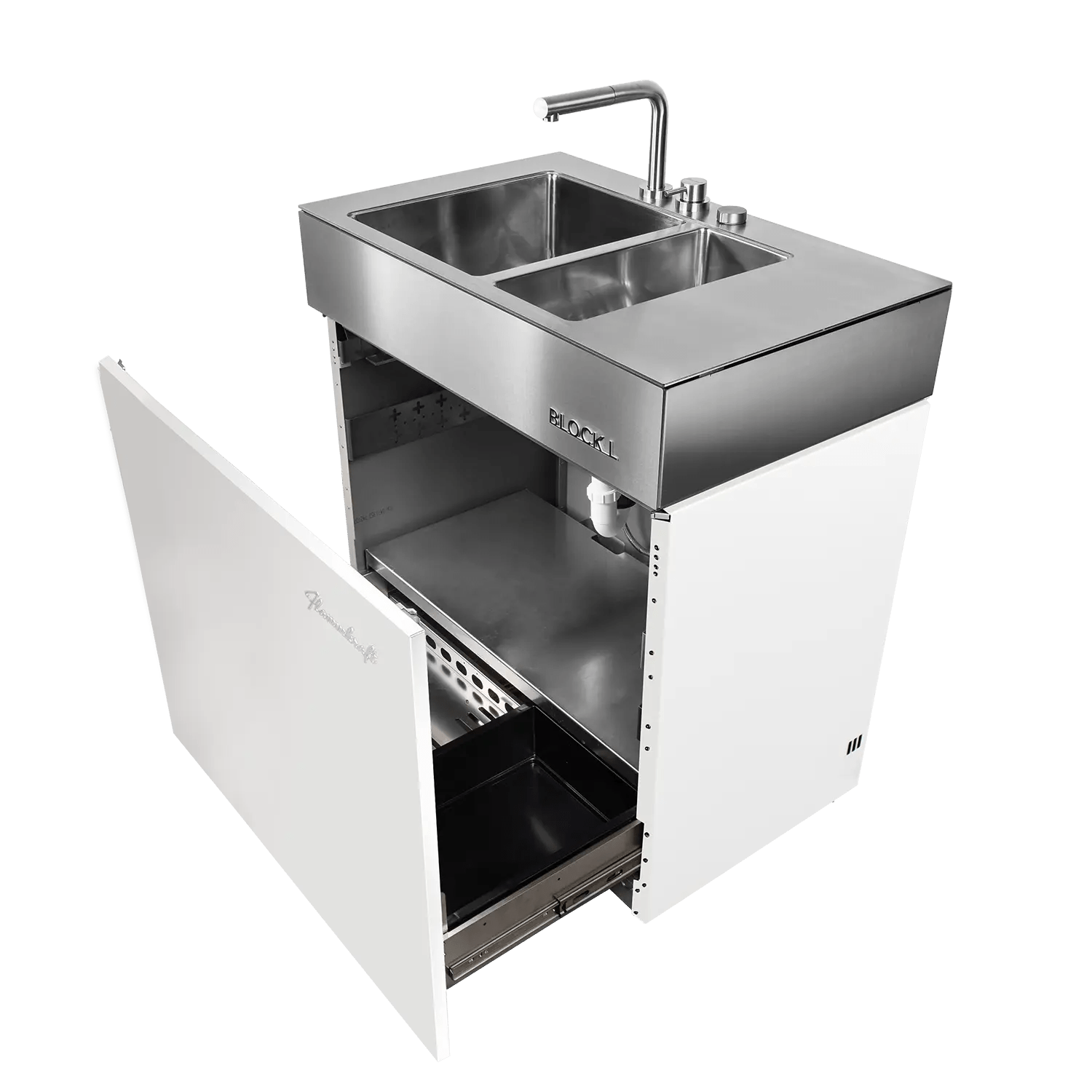 Flammkraft Block L, Elfenbeinweiß - Grillstar.deFlammkraft Block L, ElfenbeinweißFlammkraftGrillstar.de