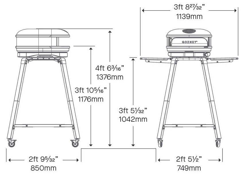 Gozney Arc + Arc XL Gestell - Grillstar.deGozney Arc + Arc XL GestellPizzaofenGozneyGrillstar.de