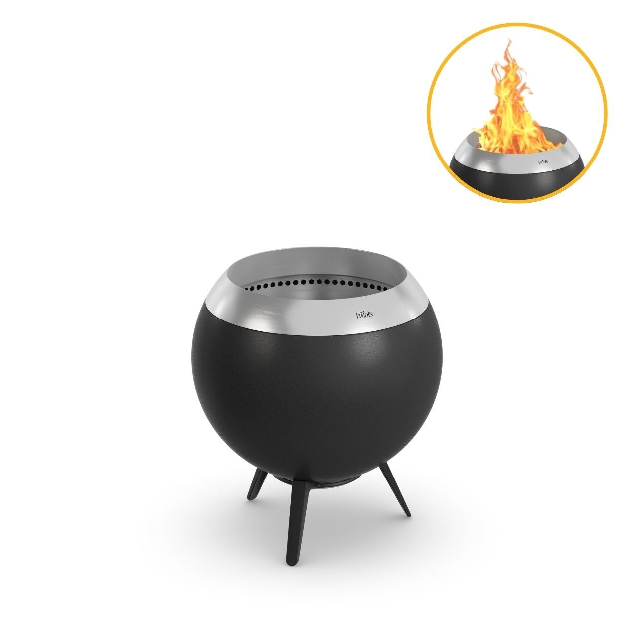 Höfats MOON 45 Feuerschale mit niedrigem Fuß - Grillstar.deHöfats MOON 45 Feuerschale mit niedrigem FußHöfatsGrillstar.deH007164064251007160