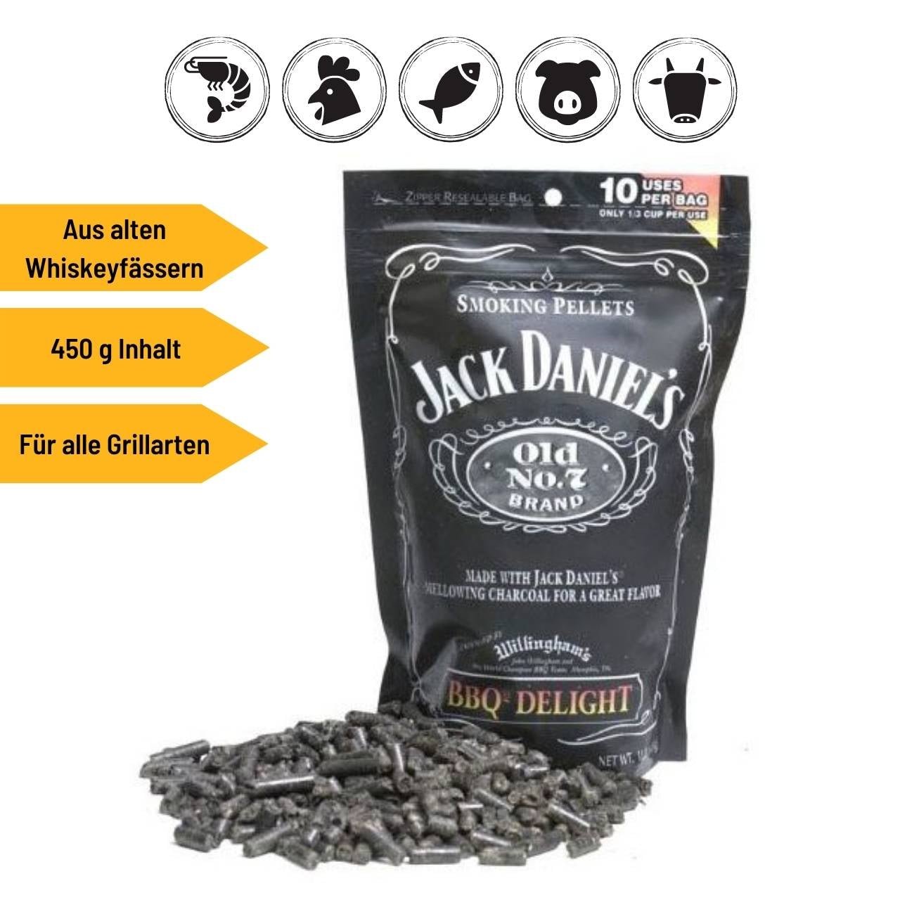 Jack Daniel's Pellets, 450g - Grillstar.deJack Daniel's Pellets, 450gJack Daniel'sGrillstar.deBD - 5001789290000630