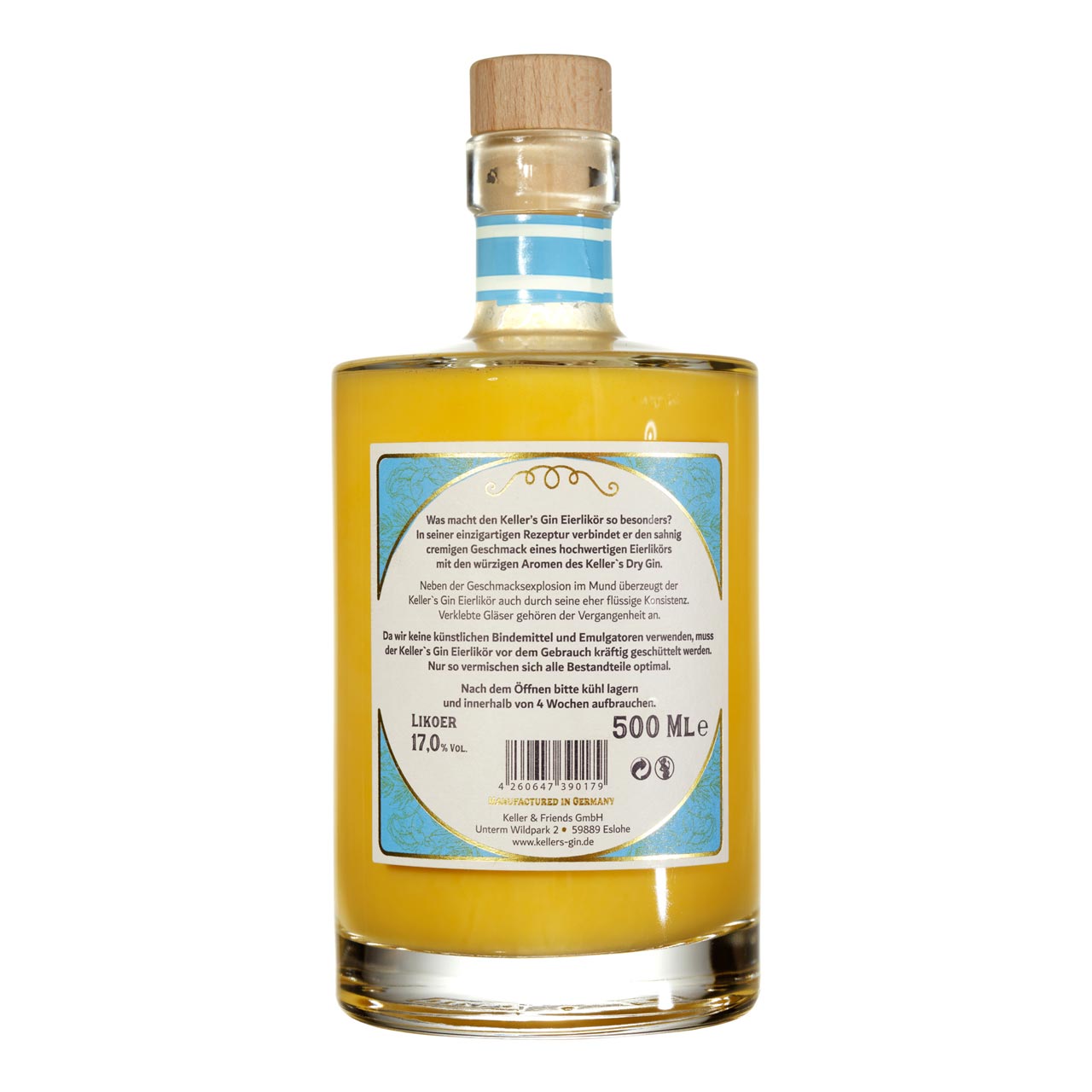 Keller´s Gin Eierlikör 0,5 Liter - Grillstar.deKeller´s Gin Eierlikör 0,5 LiterKellerGrillstar.de4002014260647390179