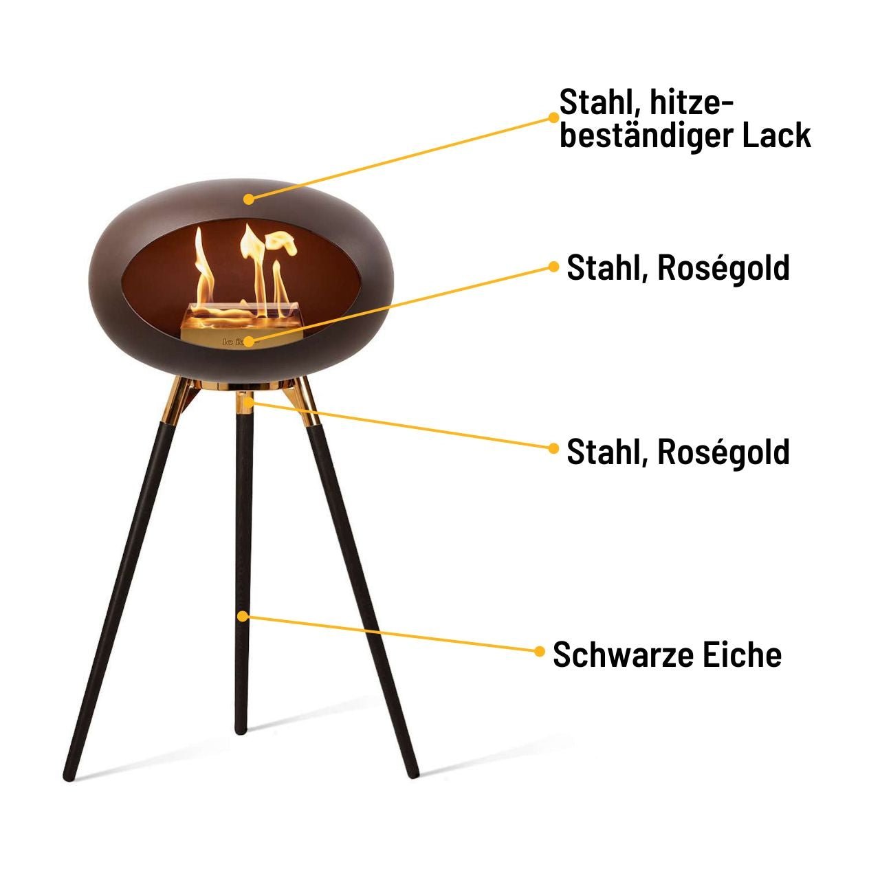 Le Feu Ground High, Mocca Rose Gold - Grillstar.deLe Feu Ground High, Mocca Rose GoldLe FeuGrillstar.de8002135713958002136