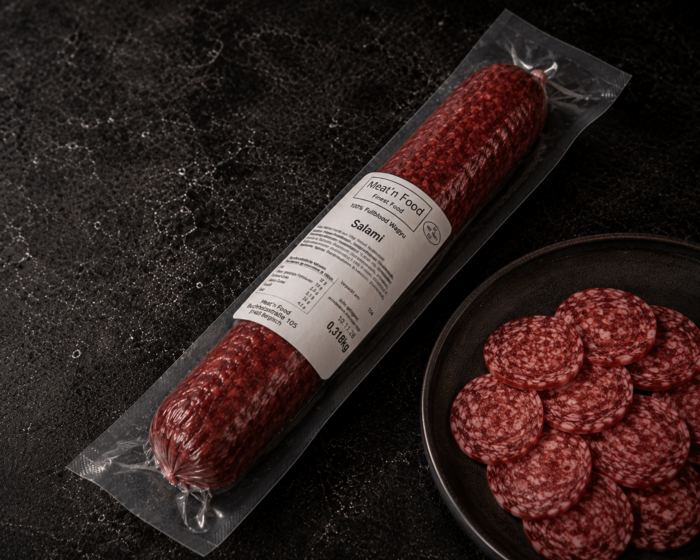 Meat'n'Food 100% fullblood Salami - Grillstar.deMeat'n'Food 100% fullblood SalamiLebensmittelMeat 'n' FoodGrillstar.de