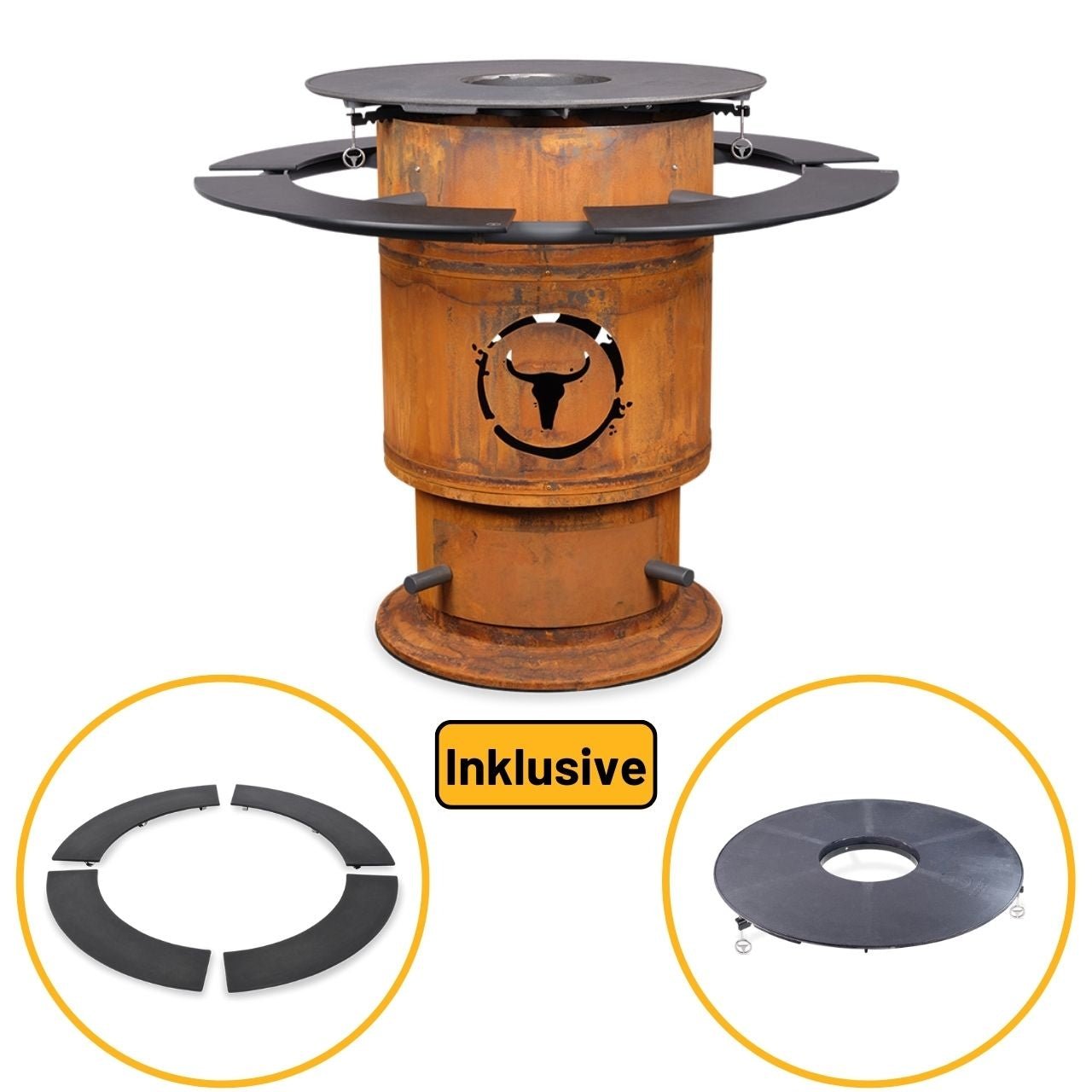 Moesta Bandit FirePlace inkl. Ablagen PaperPlank, schwarz & BBQ - Disk - Grillstar.deMoesta Bandit FirePlace inkl. Ablagen PaperPlank, schwarz & BBQ - DiskMoestaGrillstar.de199304260664772569