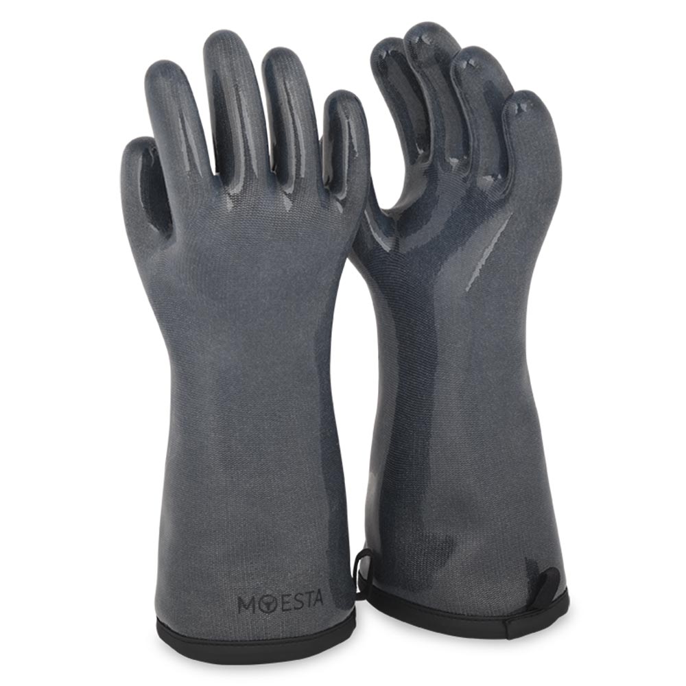 Moesta HeatPro Gloves - Grillhandschuhe aus Silikon - anthrazit in Größe L (9) - Grillstar.deMoesta HeatPro Gloves - Grillhandschuhe aus Silikon - anthrazit in Größe L (9)MoestaGrillstar.de
