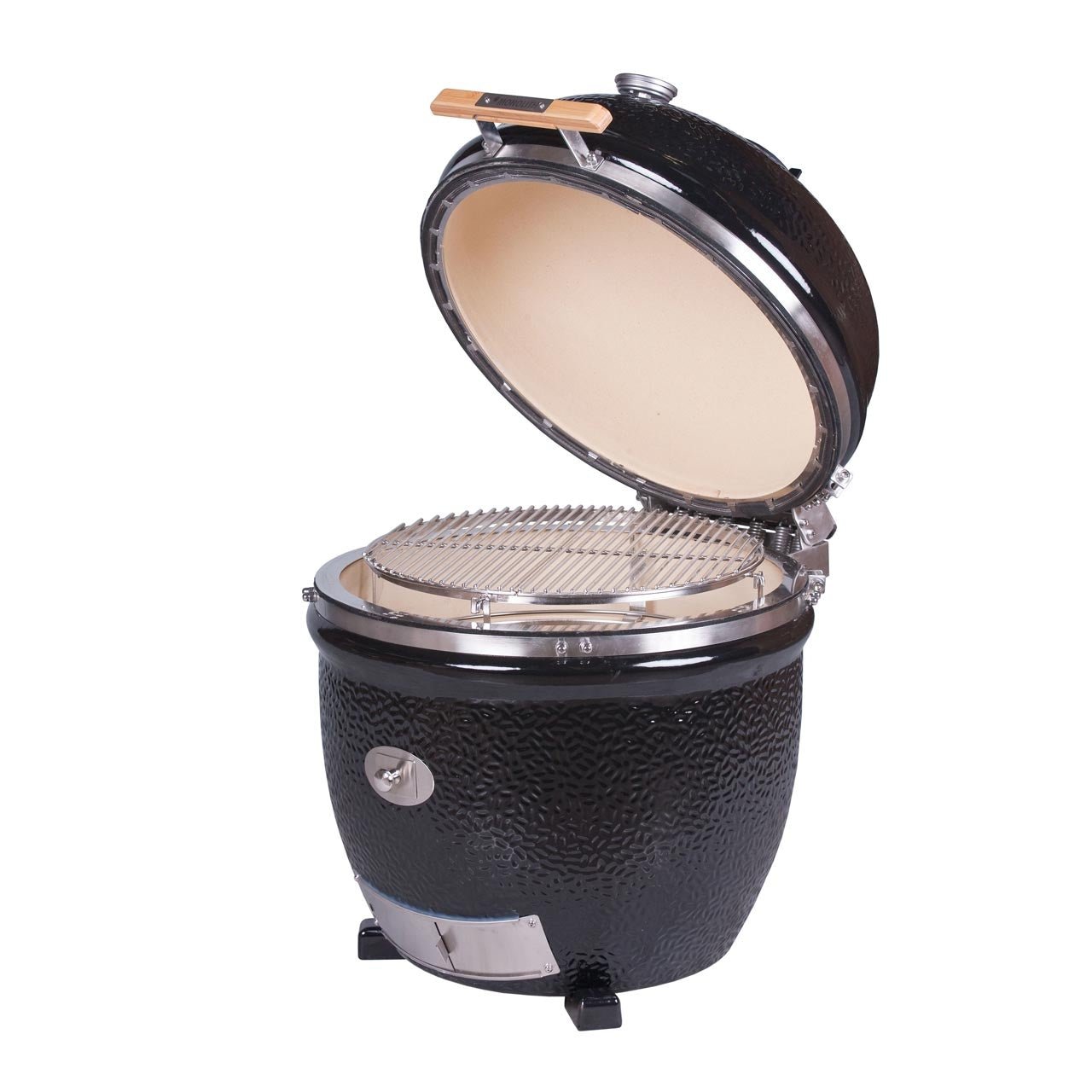 Monolith LeChef BBQ Guru Pro - Serie 2.0 - Schwarz ohne Gestell & Seitentische - Grillstar.deMonolith LeChef BBQ Guru Pro - Serie 2.0 - Schwarz ohne Gestell & SeitentischeMonolithGrillstar.de129031m - BLACK4260444583446