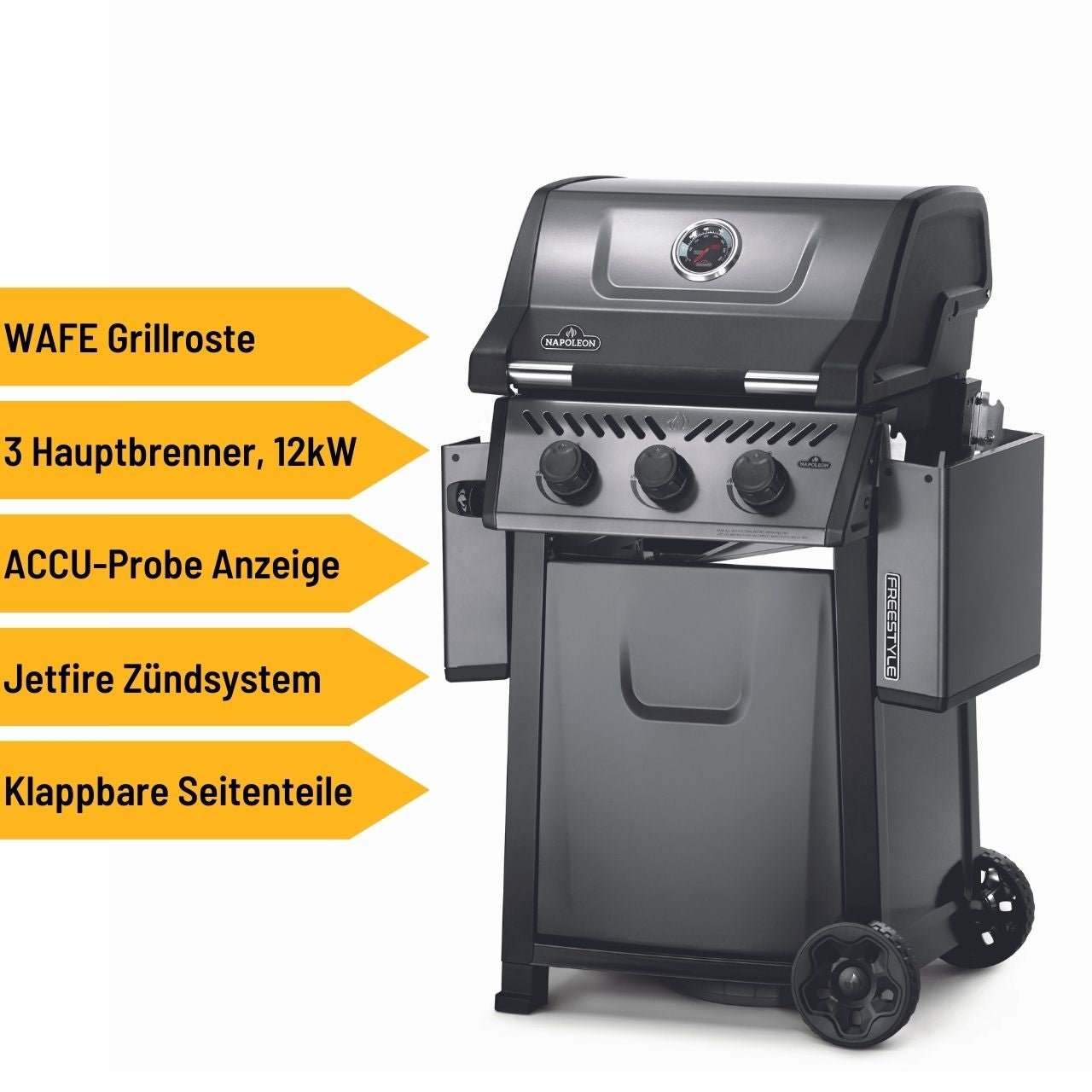 Napoleon Freestyle 365, Graphit - Grillstar.deNapoleon Freestyle 365, GraphitNapoleonGrillstar.deF365PGT - DE0629162140357