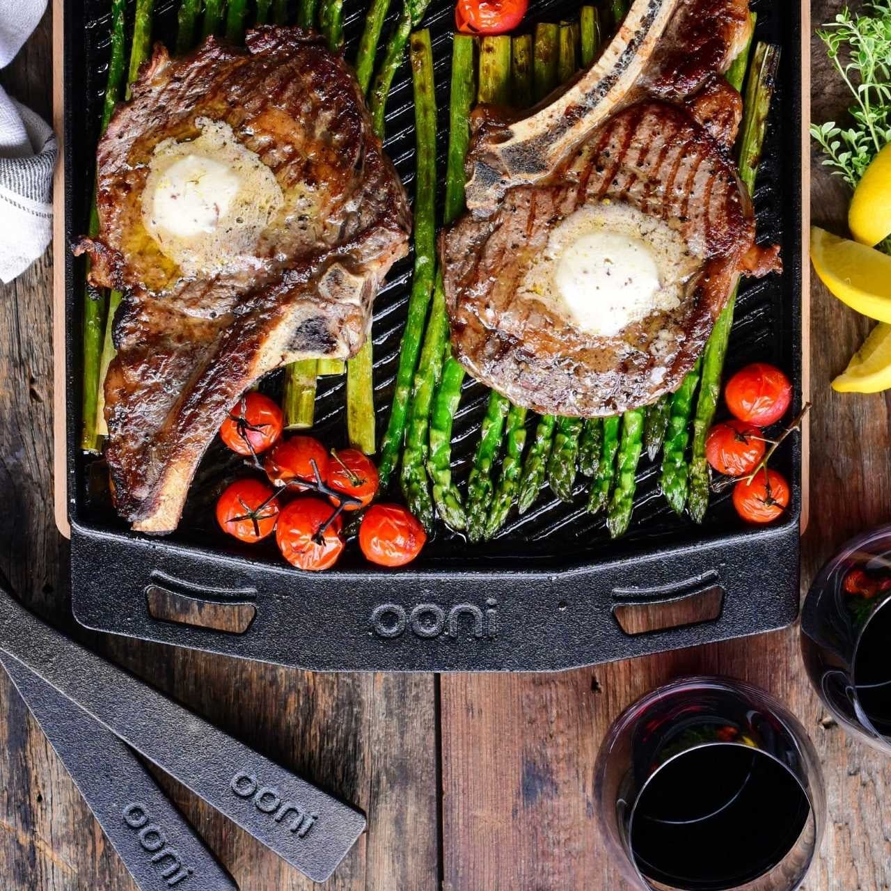 Ooni Gusseisenpfanne - doppelseitige Grizzler - Platte - Grillstar.deOoni Gusseisenpfanne - doppelseitige Grizzler - PlatteOoniGrillstar.deUU - P0A0005060568342573