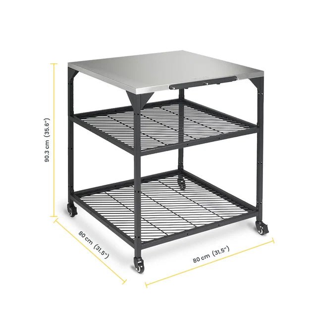 Ooni Modultisch Large 80 x 80 x 90 cm modulares Tischsystem für Pizzaöfen und Zubehör - Grillstar.deOoni Modultisch Large 80 x 80 x 90 cm modulares Tischsystem für Pizzaöfen und ZubehörOoniGrillstar.de