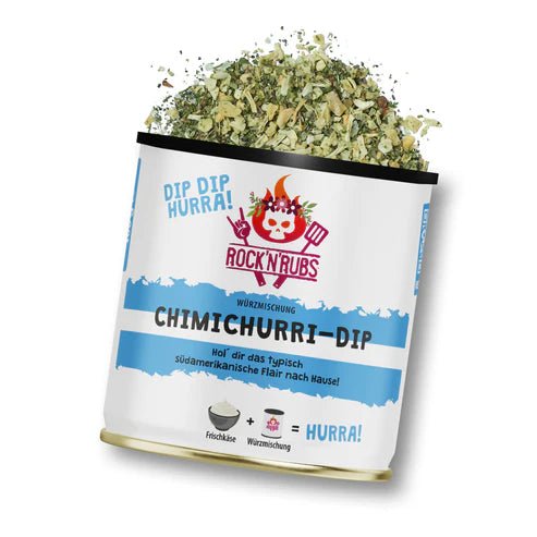 Rock 'n' Rubs Dip Dip Hurra Chimichurri Dip - 100 g - Grillstar.deRock 'n' Rubs Dip Dip Hurra Chimichurri Dip - 100 gGewürzeRock 'n' RubsGrillstar.de