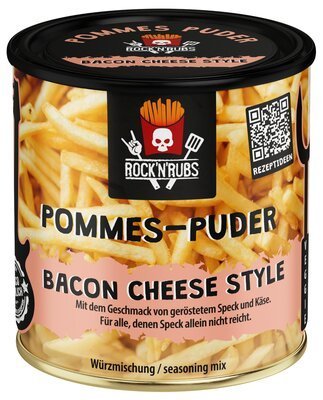 Rock 'n' Rubs Pommes - Puder - Bacon - Cheese (150g) - Grillstar.deRock 'n' Rubs Pommes - Puder - Bacon - Cheese (150g)Rock n' RubsGrillstar.de