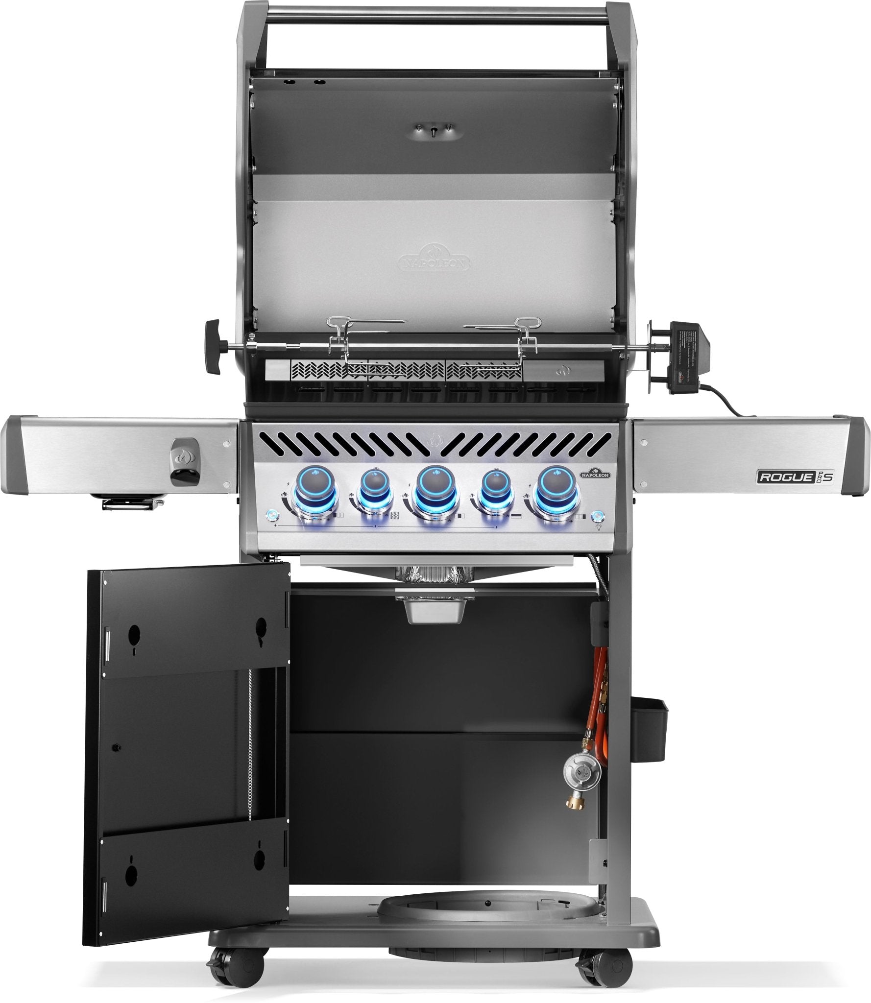 Rogue PRO - S 425 mit Gußrosten, Schwarz, inkl. Drehspieß - Grillstar.deRogue PRO - S 425 mit Gußrosten, Schwarz, inkl. DrehspießNapoleonGrillstar.deRPS425RSIBPK - 2 - DE - R0629162152329