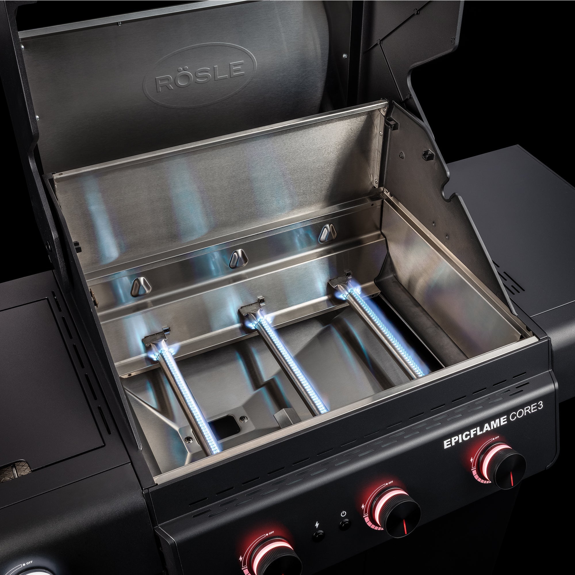 Rösle Epicflame Core 3 | Neustes Modell - Grillstar.deRösle Epicflame Core 3 | Neustes ModellRösleGrillstar.de