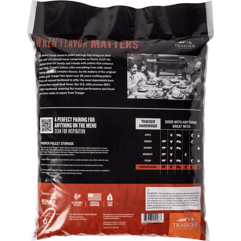 Traeger Pellets, Signature Blend 9kg - Grillstar.deTraeger Pellets, Signature Blend 9kgTraegerGrillstar.de