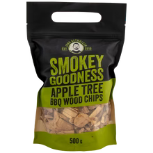 Smokey Goodness BBQ Wood Chips - Apfel - 500 g