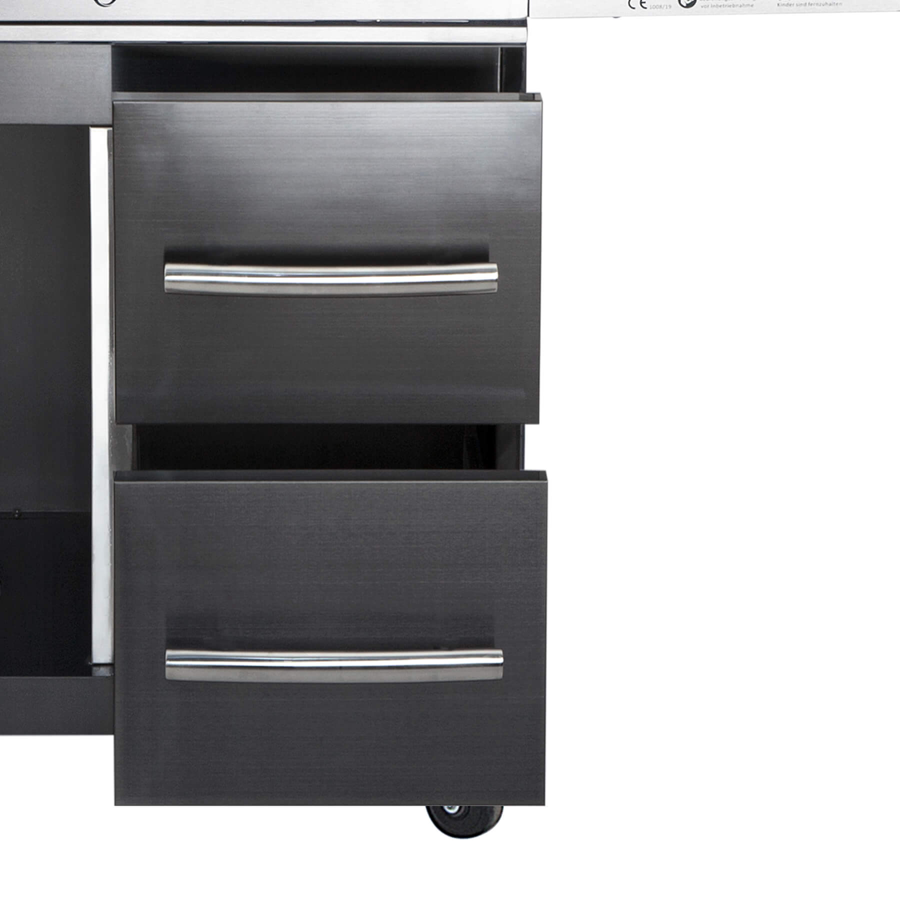 ALL’GRILL Schubladen-System rechts, für Modular Chef XL Schwarz