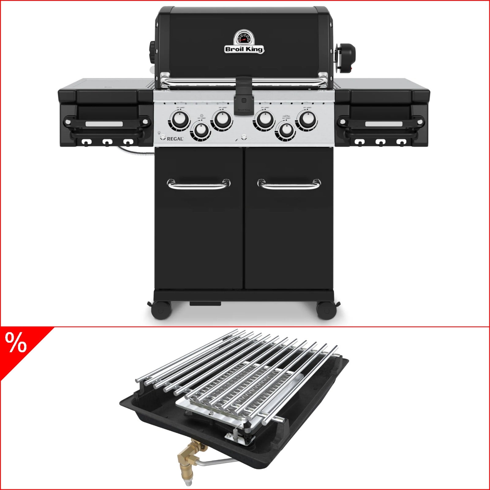 Broil King Regal 590 IR inkl. Drehspieß & Infrarotbrenner