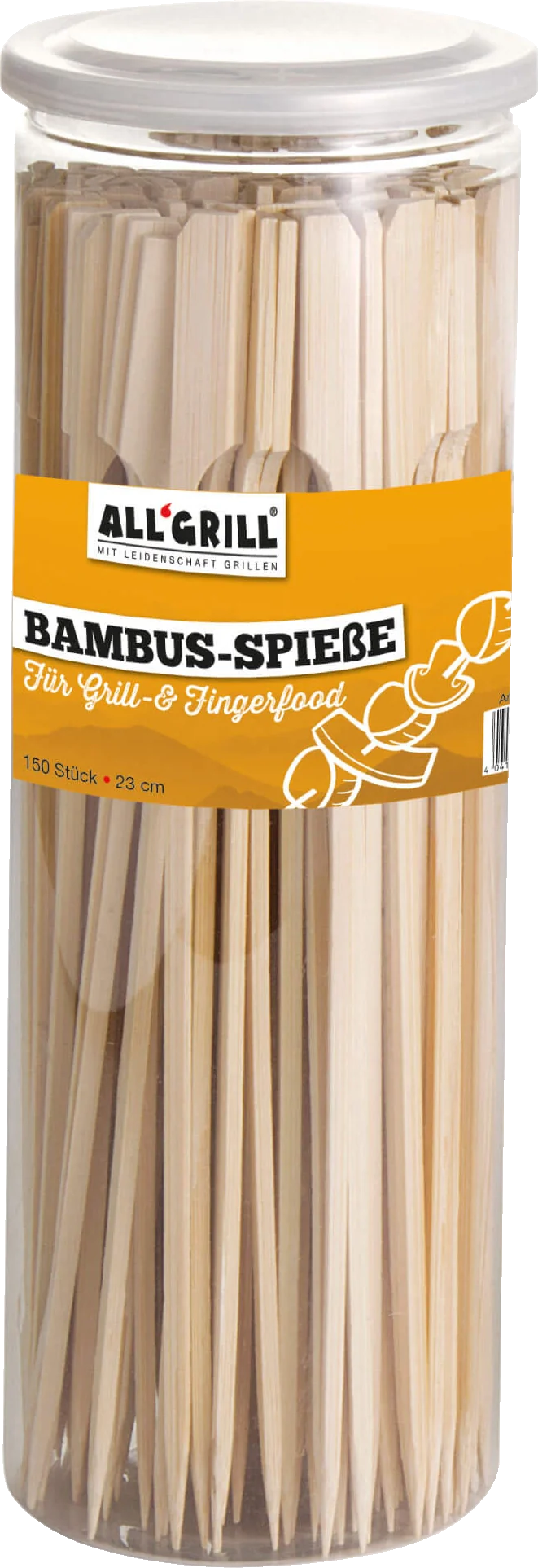 Produktbild ALL’GRILL Bambus Spieße, 150Stk. 23cm