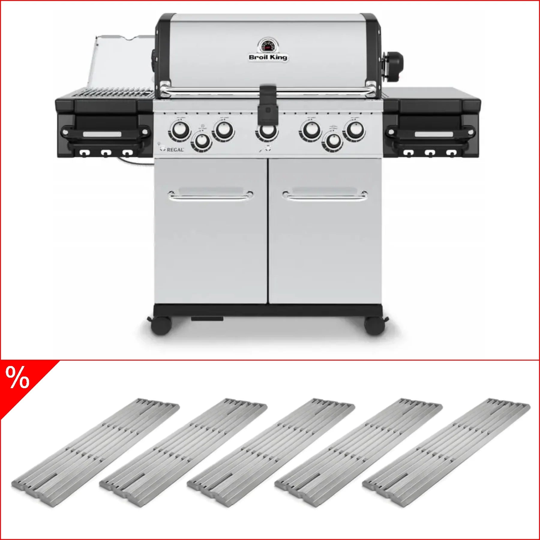 Broil King Regal S 590 PRO IR inkl. Drehspieß & 5 Edelstahlgussrosten