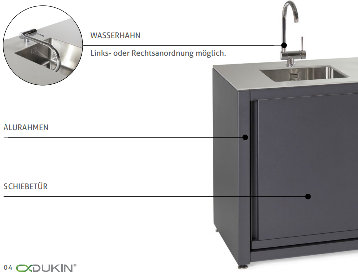 Dukin Outdoorküchen CookOUT® Blank 195